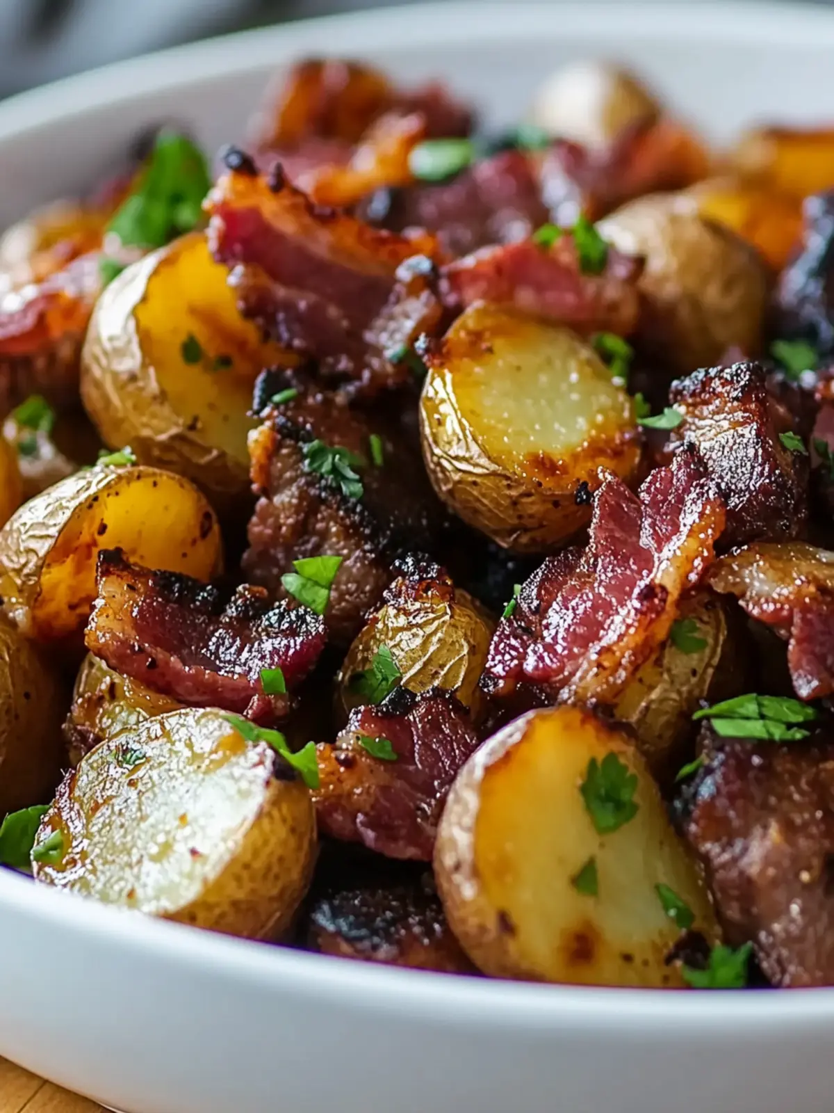 Crispy Beef Bacon & Honey Roasted Potatoes for Ultimate Flavor 2 Crispy Beef Bacon & Honey Roasted Potatoes