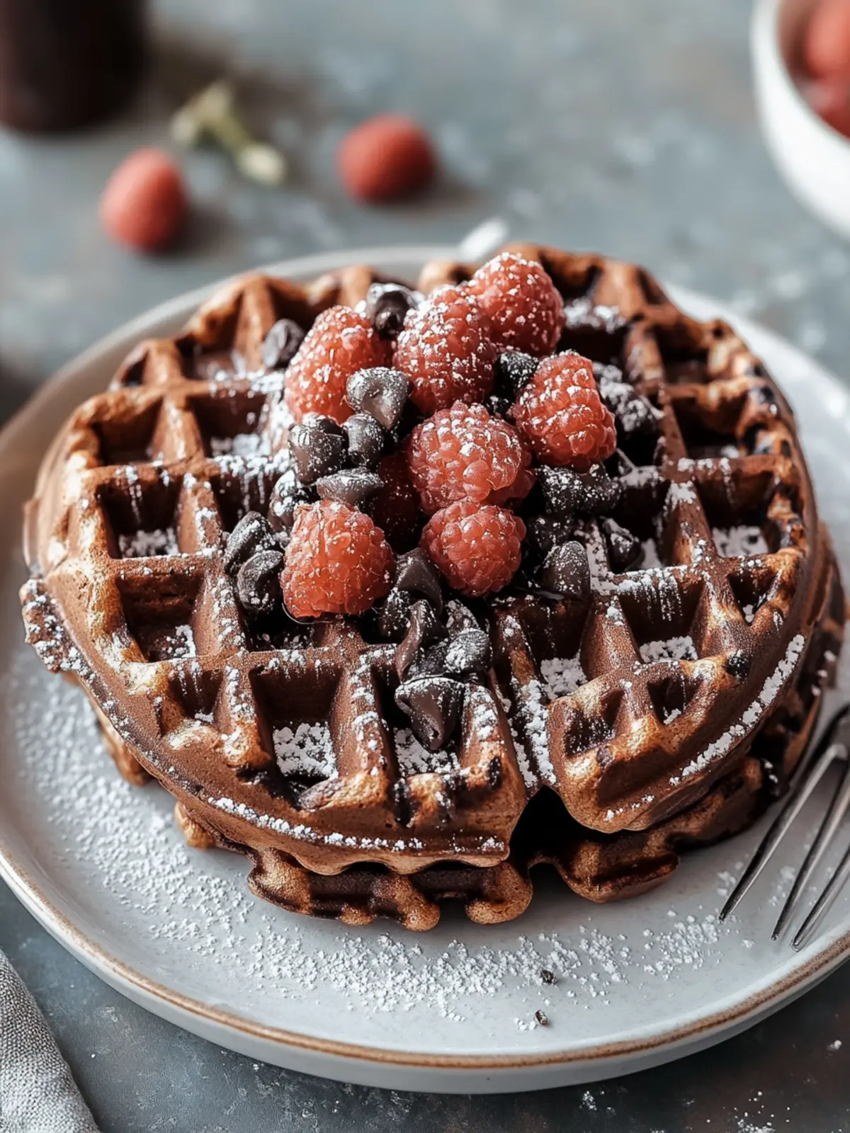 Irresistible Brownie Waffles for a Sweet Breakfast Delight 3 Brownie Waffles