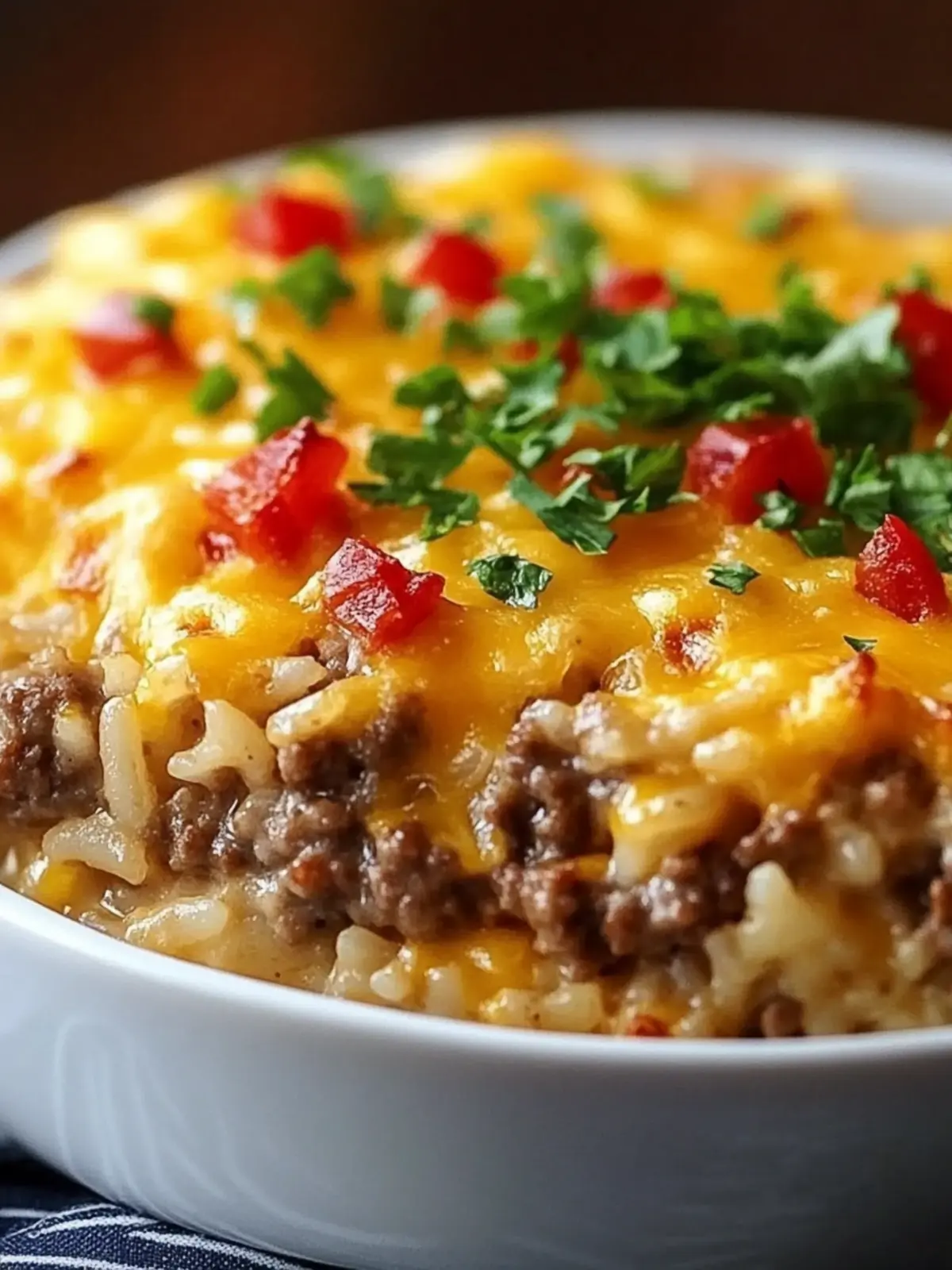 Cheesy Hamburger Rice Casserole for Cozy Family Nights 2 Cheesy Hamburger Rice Casserole