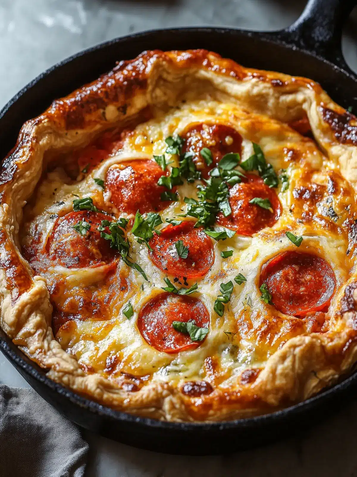 Savor the Flavor with Pizza Pot Pie Skillet Recipe Today 2 Pizza Pot Pie Skillet Recipe