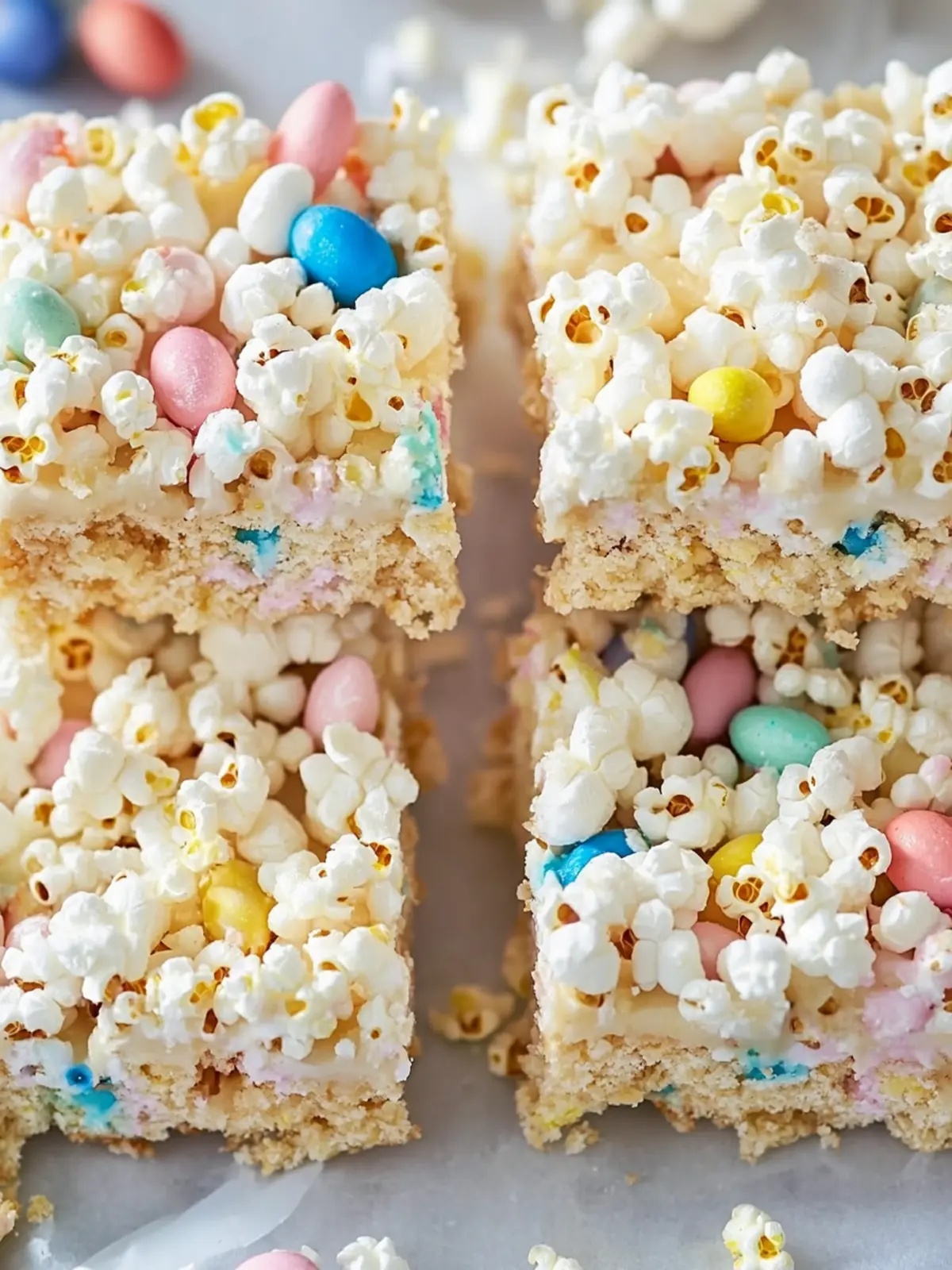 Easter Bunny Popcorn Bars: Sweet Treat for Festive Fun 4 Easter Bunny Popcorn Bars
