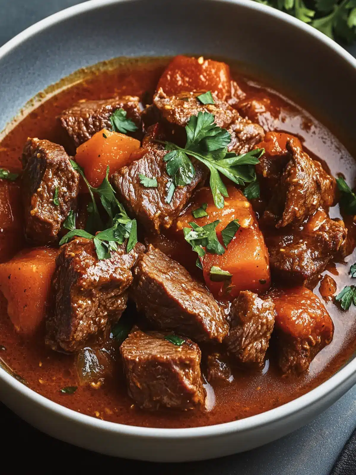 Slow-Cooked Beef in Tomato Gravy for Ultimate Comfort Food 2 Slow-Cooked Beef in Tomato Gravy