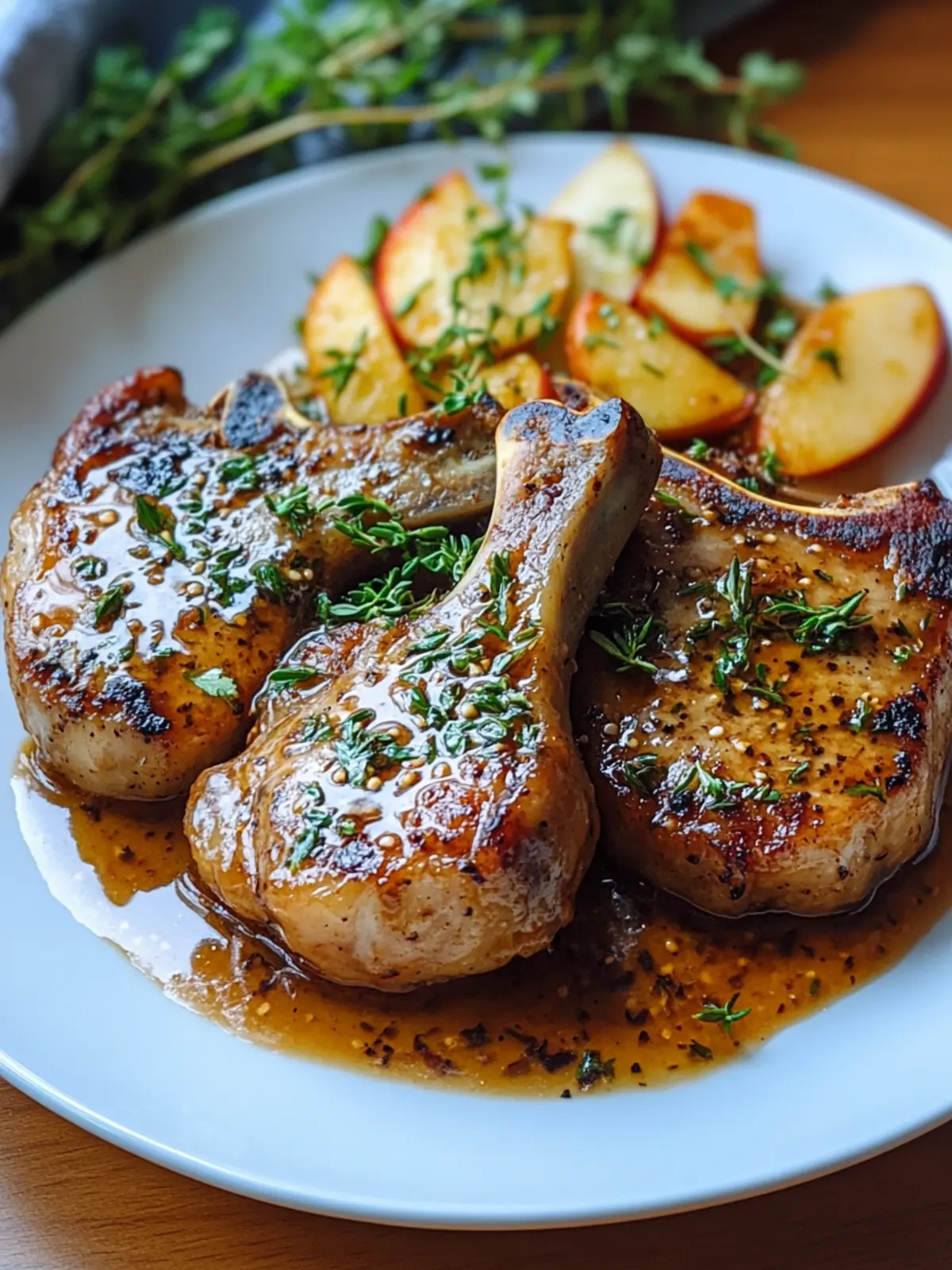 Honey Mustard & Apple Pork Chops: Quick, Sweet Family Comfort 4 Honey Mustard & Apple Pork Chops