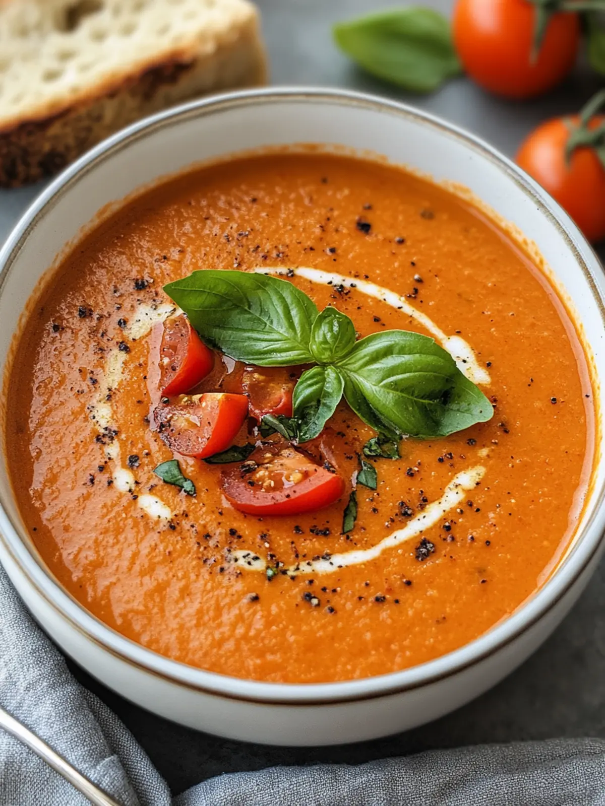 Creamy Tomato Basil Soup for Cozy Nights and Happy Tummies 4 Creamy Tomato Basil Soup