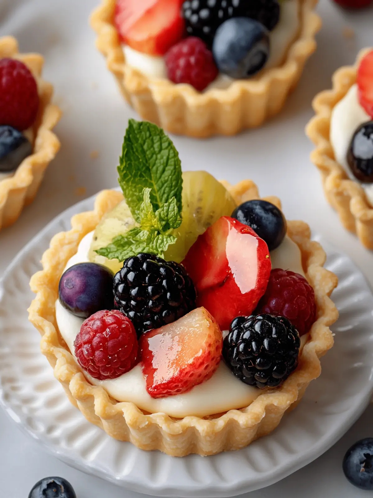 Mini Fruit Tartlets: A Fresh Twist on Dessert Perfection 4 Mini Fruit Tartlets