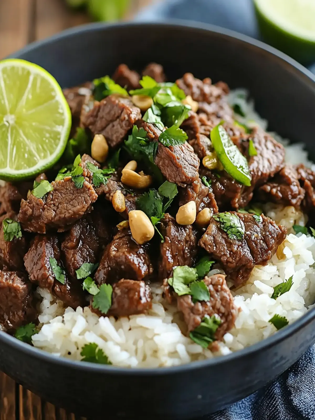 Savor Juniper-Lime Beef & Coconut Rice for a Flavor Escape 3 Juniper-Lime Beef & Coconut Rice