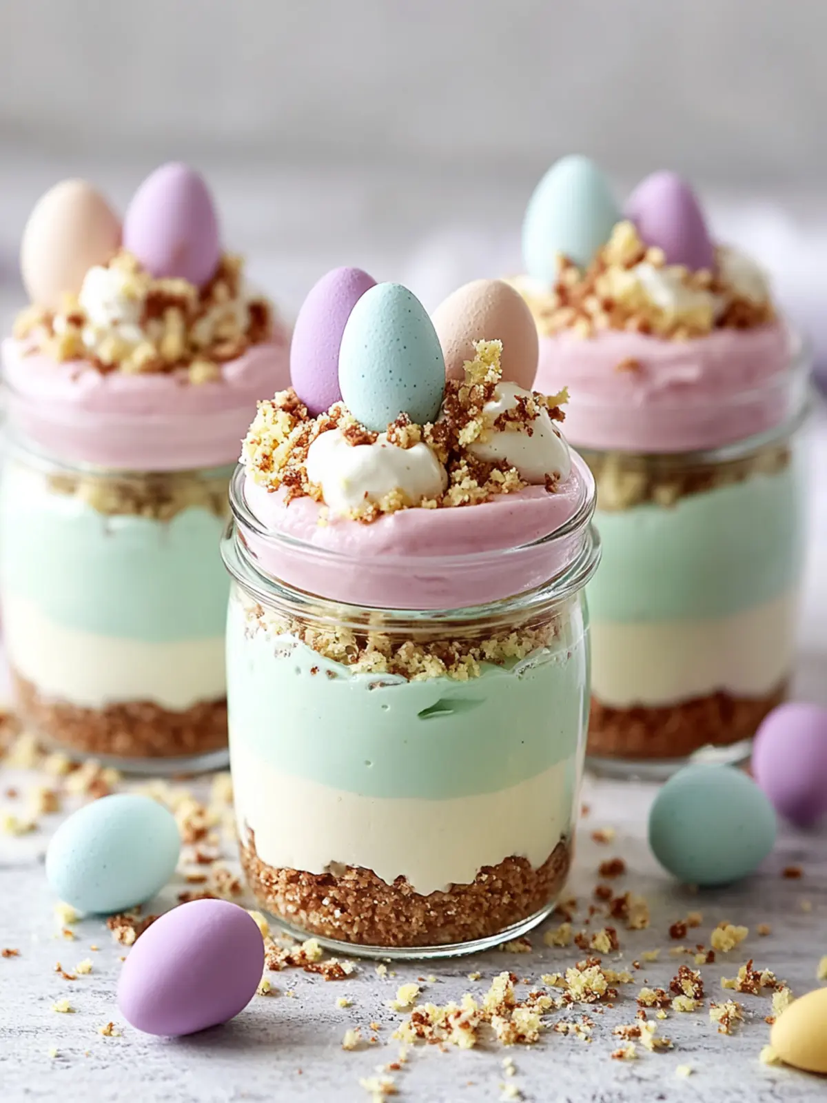 Delicious Easter Egg Cheesecake Jars You Can Customize 2 Easter Egg Cheesecake Jars