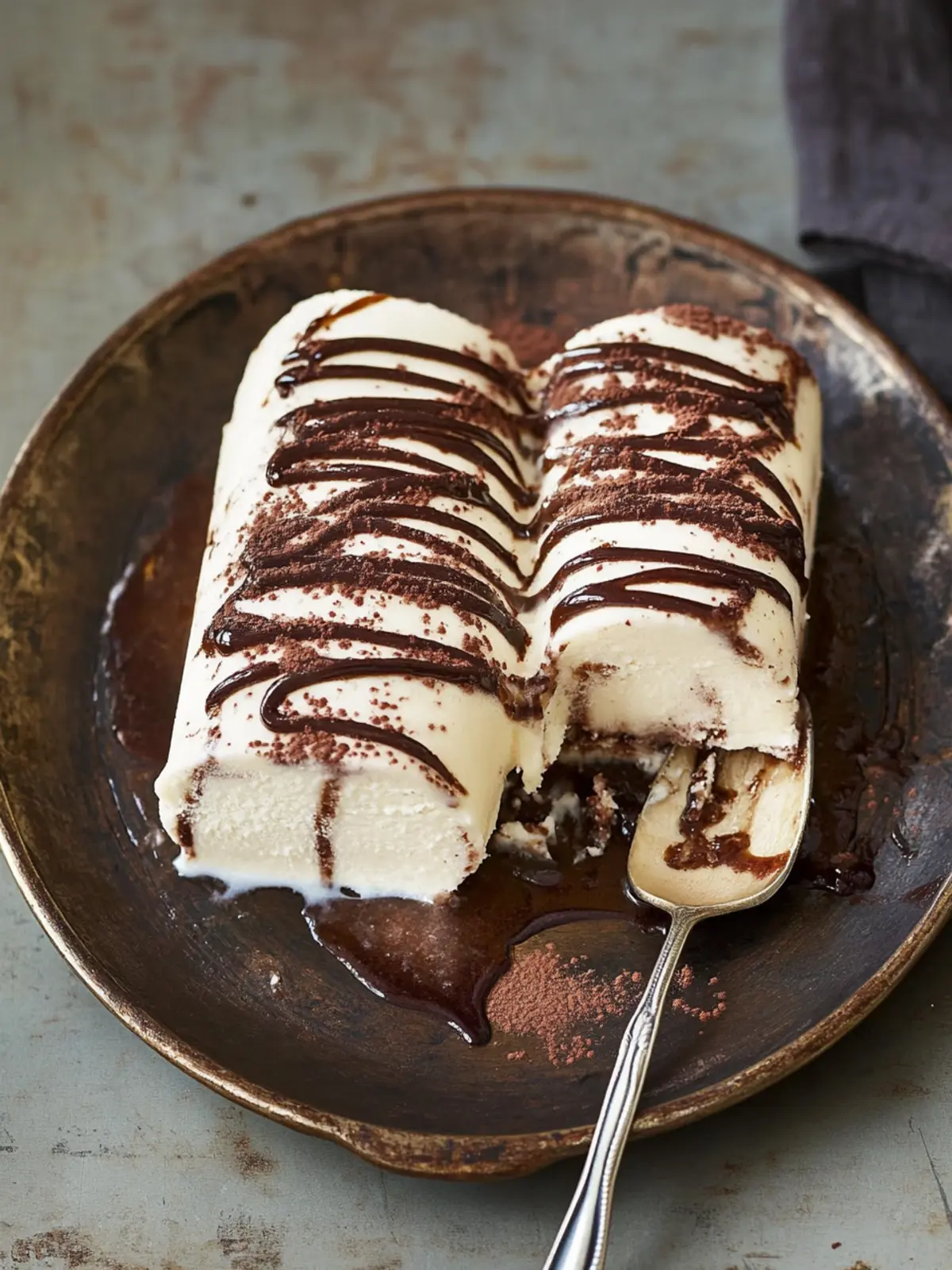 Zebra Semifreddo: Impress with This Easy No-Bake Delight 2 Zebra Semifreddo