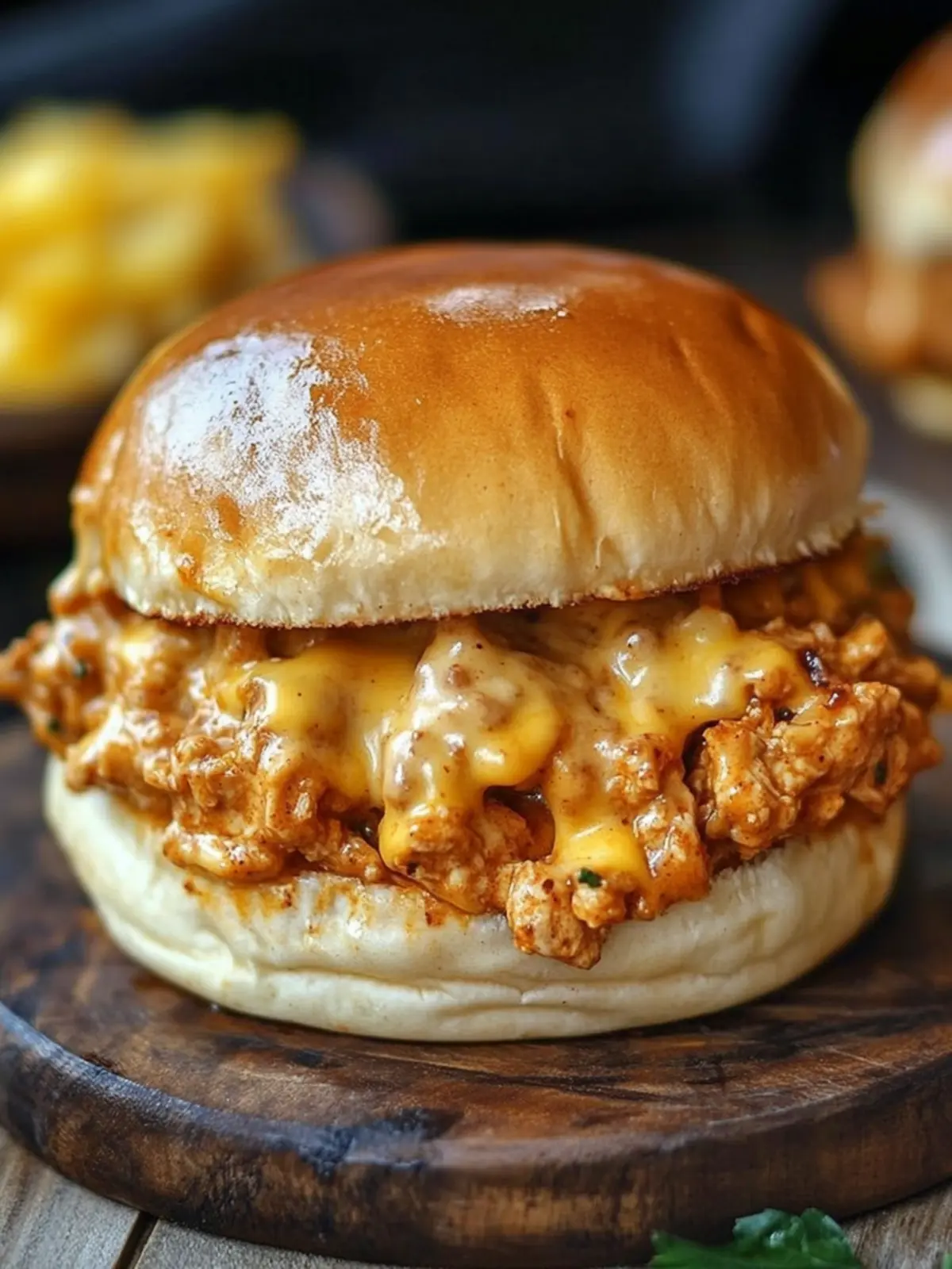 Cajun Chicken Sloppy Joes with Creamy Cheese Sauce Delight 2 Cajun Chicken Sloppy Joes with Creamy Cheese Sauce
