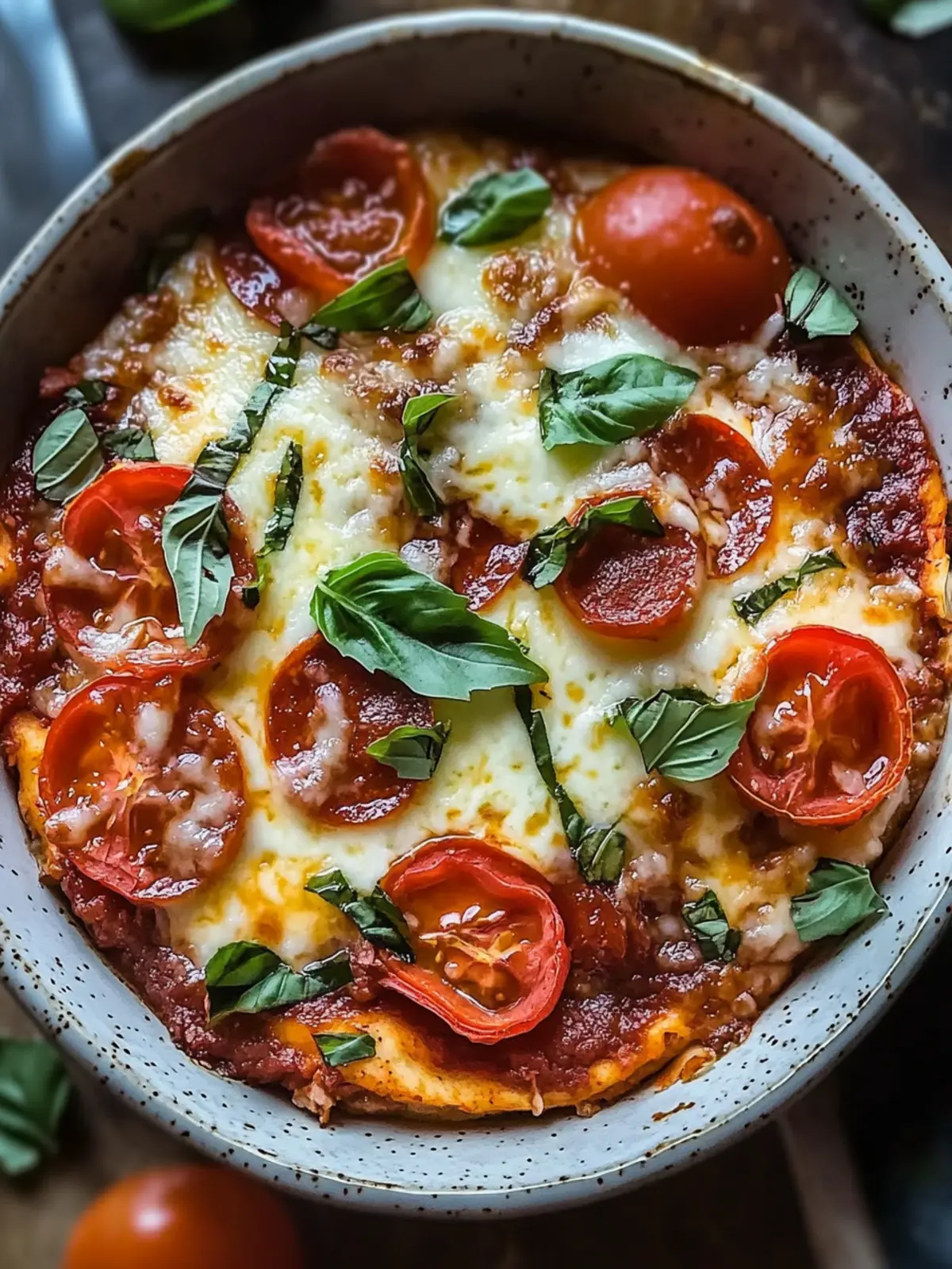 Low Carb Crustless Pizza Bowl That Will Wow Your Taste Buds 2 Low Carb Crustless Pizza Bowl