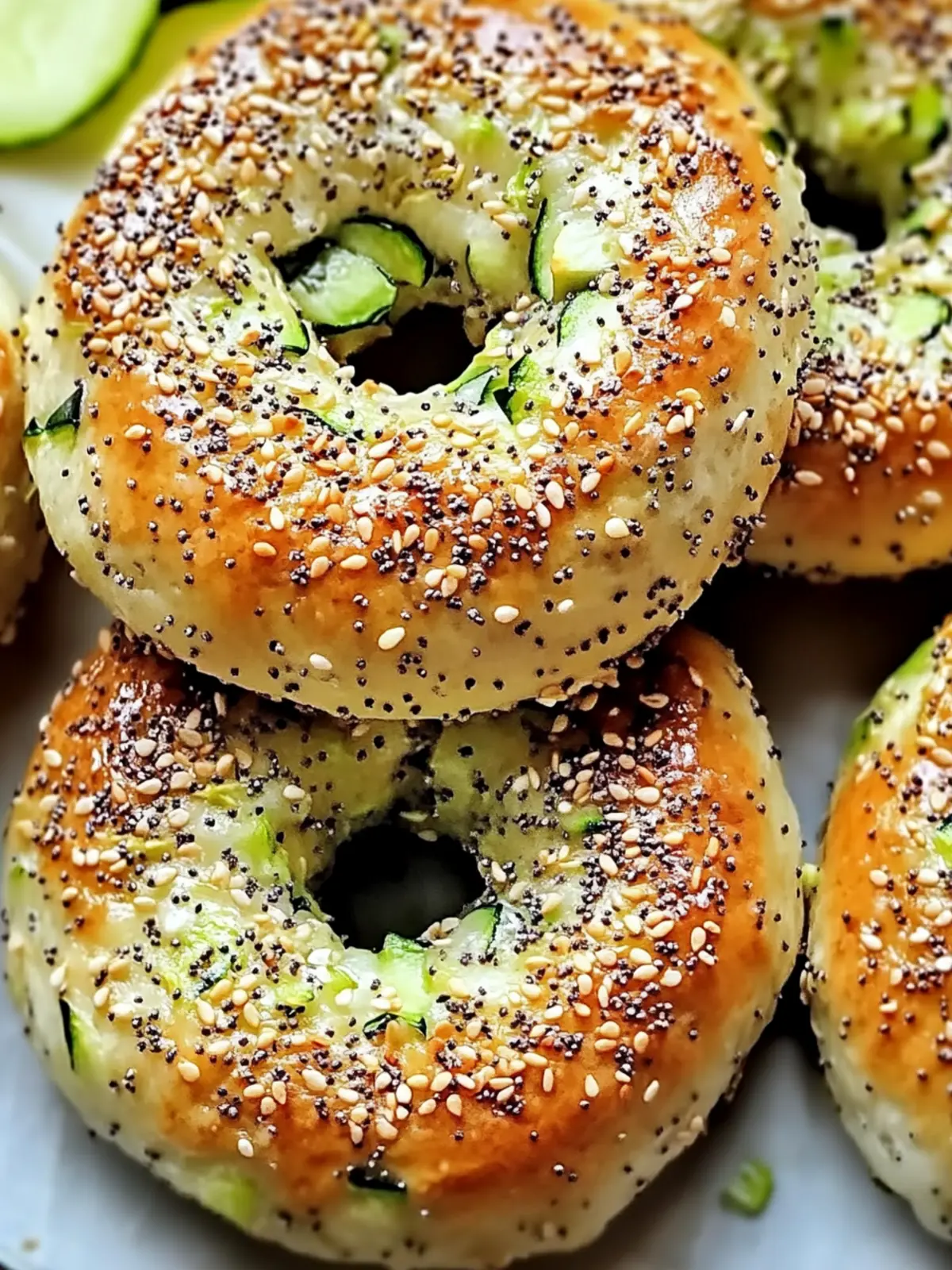 Guilt-Free Zucchini Bagels: Quick, Healthy, and Delicious 4 Zucchini Bagels