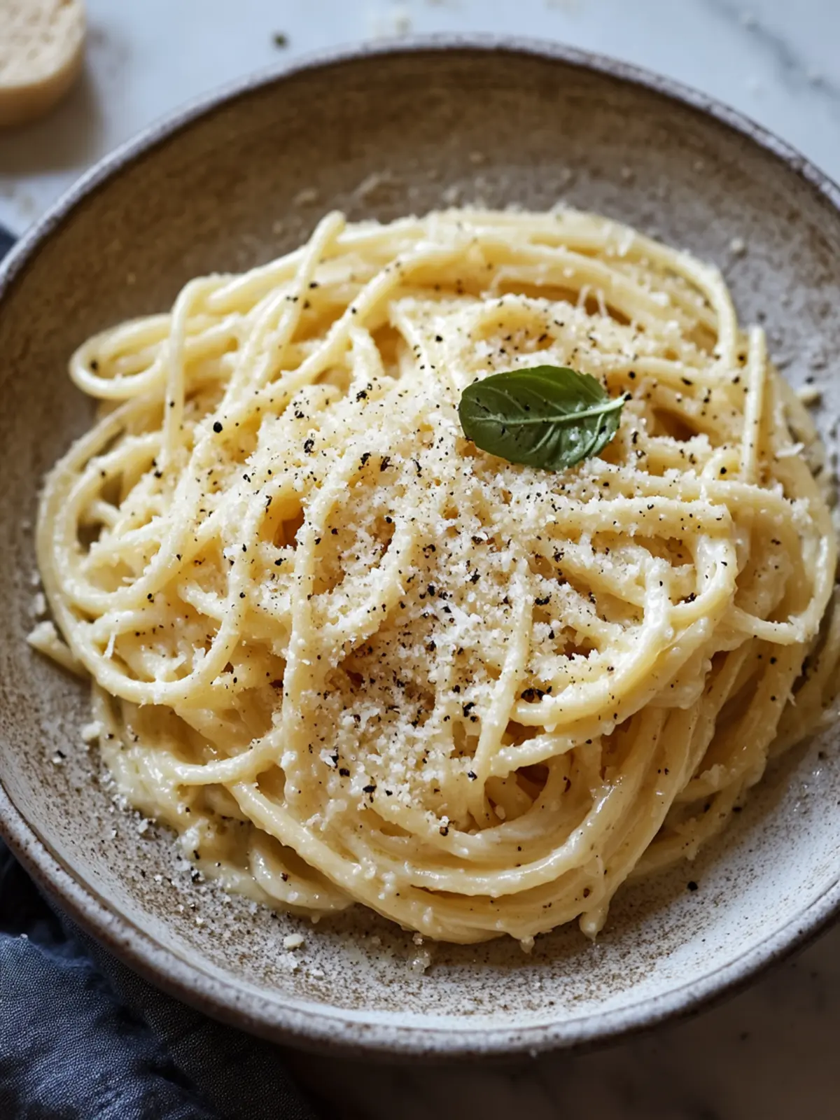 Irresistible Cacio e Pepe Recipe: Quick, Creamy Comfort! 3 Cacio e Pepe Recipe