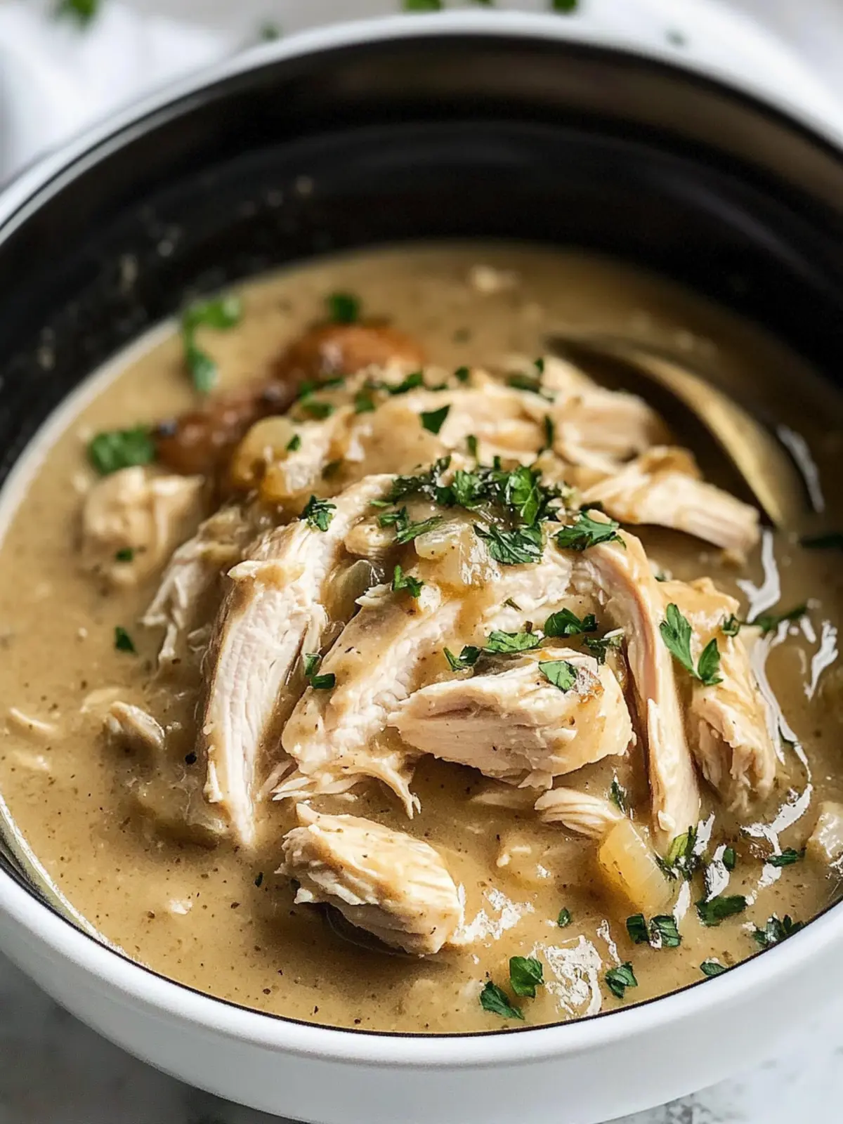 Crockpot Chicken & Dressing Bliss for Effortless Family Dinners 3 Crockpot Chicken & Dressing Bliss