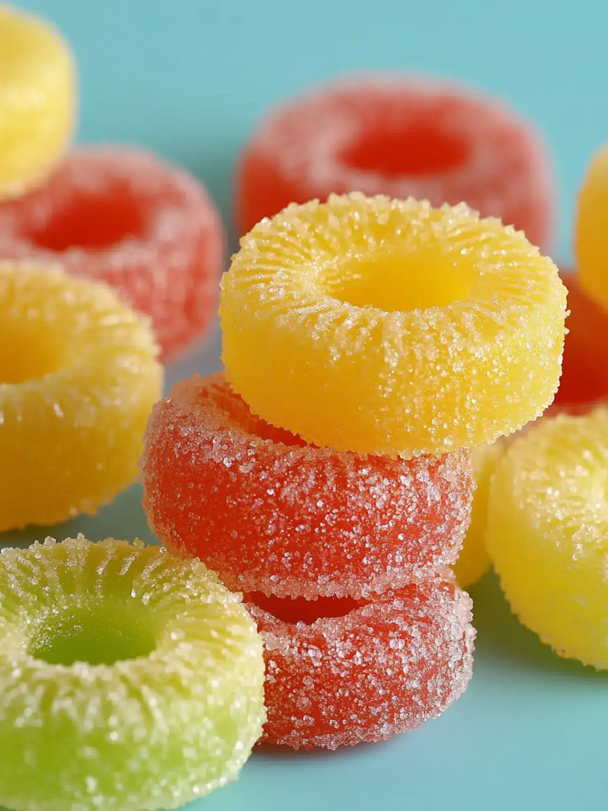 Delicious Candied Pineapple Skittle Rings for Colorful Snacking 3 Candied Pineapple Skittle Rings