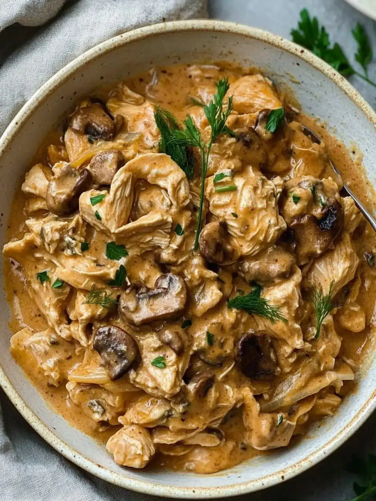 Creamy Slow Cooker Chicken Stroganoff for Cozy Nights 2 Slow Cooker Chicken Stroganoff