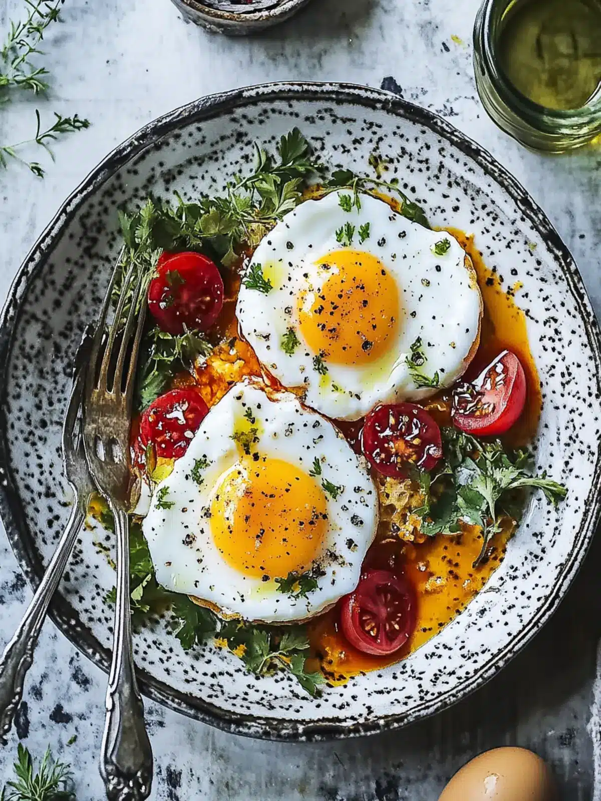 Irresistible Turkish Poached Eggs with Spicy Chili Oil Delight 4 Turkish Poached Eggs