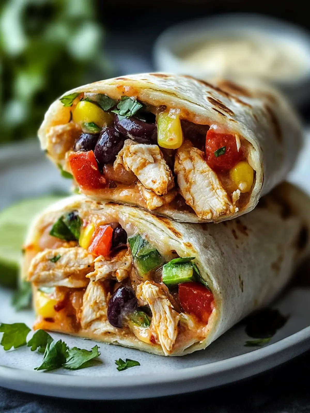 Savor the Flavor: Easy Southwest Chicken Wrap Recipe 3 Southwest Chicken Wrap