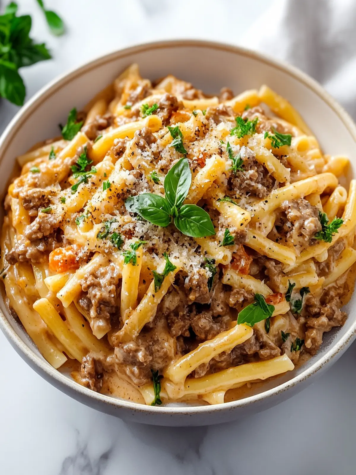 Creamy High Protein Beef Pasta for Family Dinner Bliss 4 Creamy High Protein Beef Pasta
