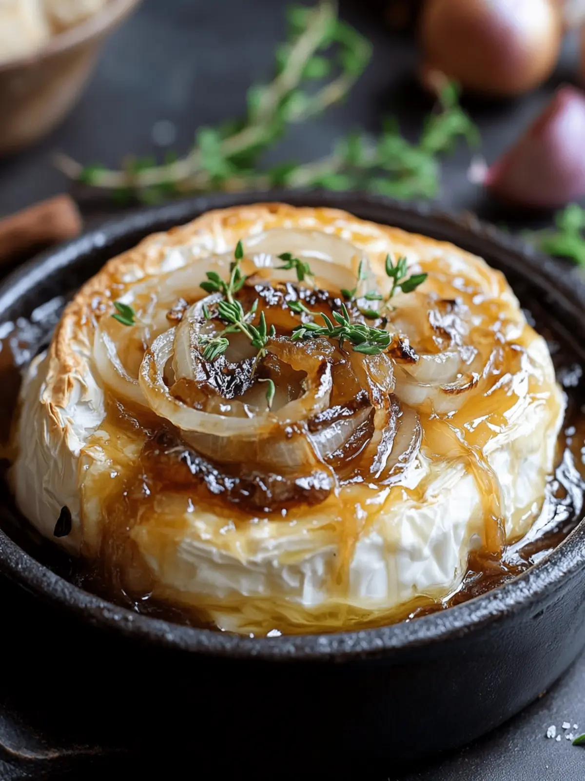 Baked Brie with Caramelized Onions: Your New Favorite Appetizer 3 Baked Brie with Caramelized Onions