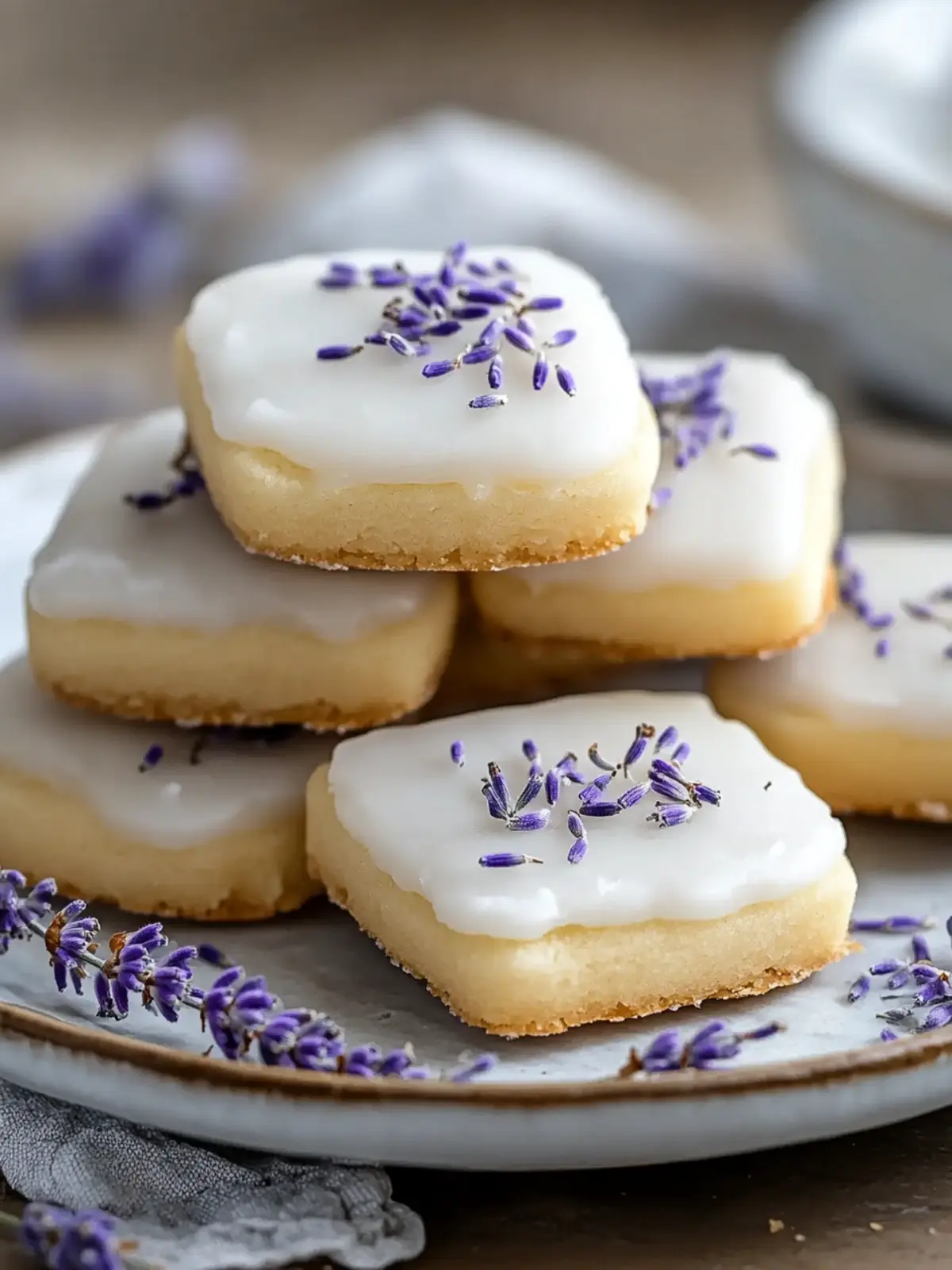 Iced Lemon Lavender Shortbread Cookies for Your Blissful Treat 4 Iced Lemon Lavender Shortbread Cookies for a Blissful Treat