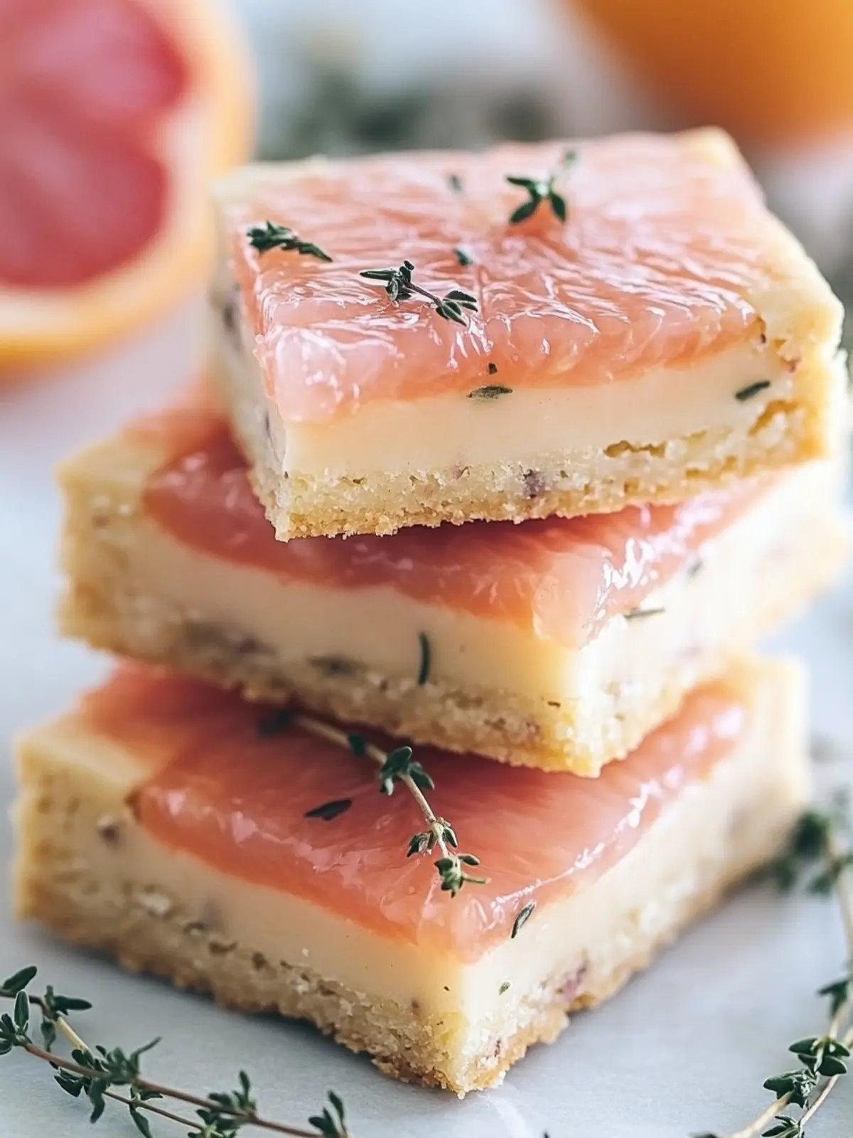 Delightful Pink Grapefruit and Thyme Vegan Shortbread Treats 3 Pink Grapefruit and Thyme Vegan Shortbread