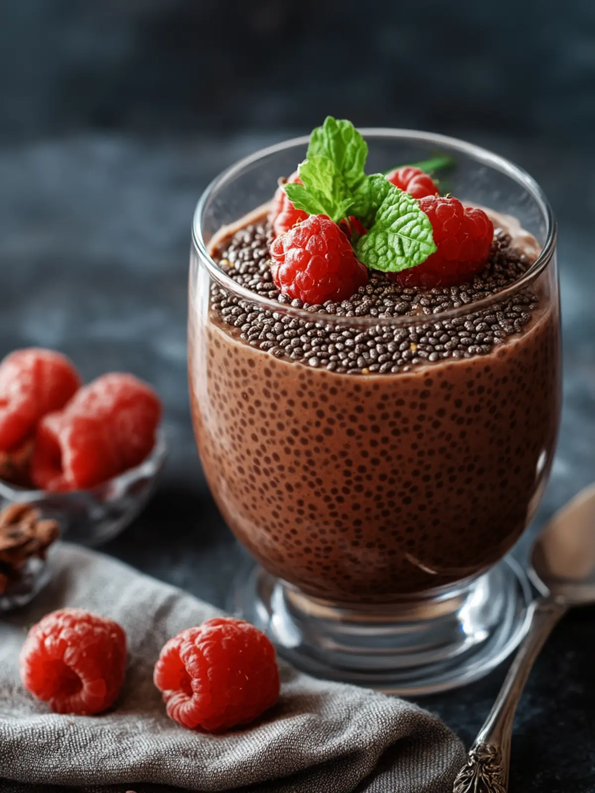 High Protein Chocolate Chia Seed Pudding That Delights! 2 High Protein Chocolate Chia Seed Pudding