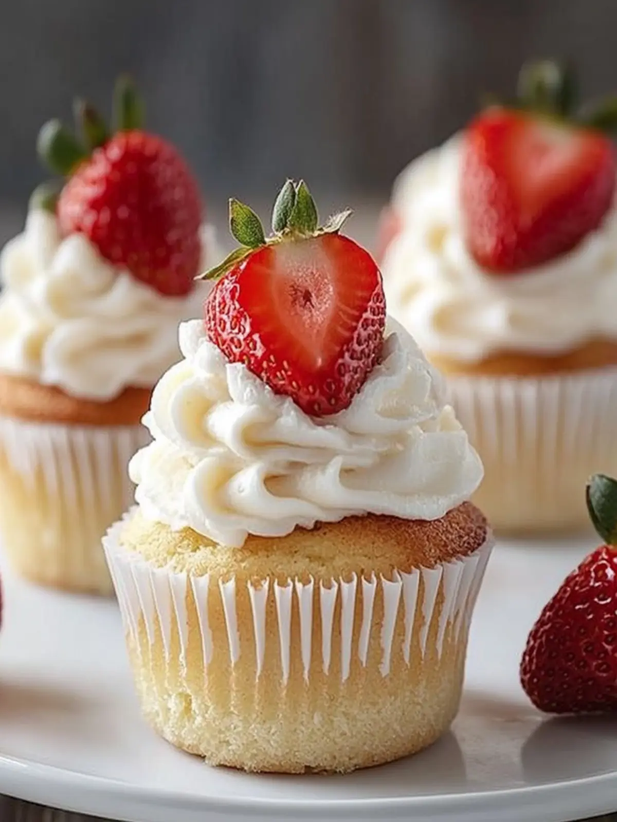 Delicious Strawberry Shortcake Cupcakes for Sweet Summer Bliss 2 Strawberry Shortcake Cupcakes