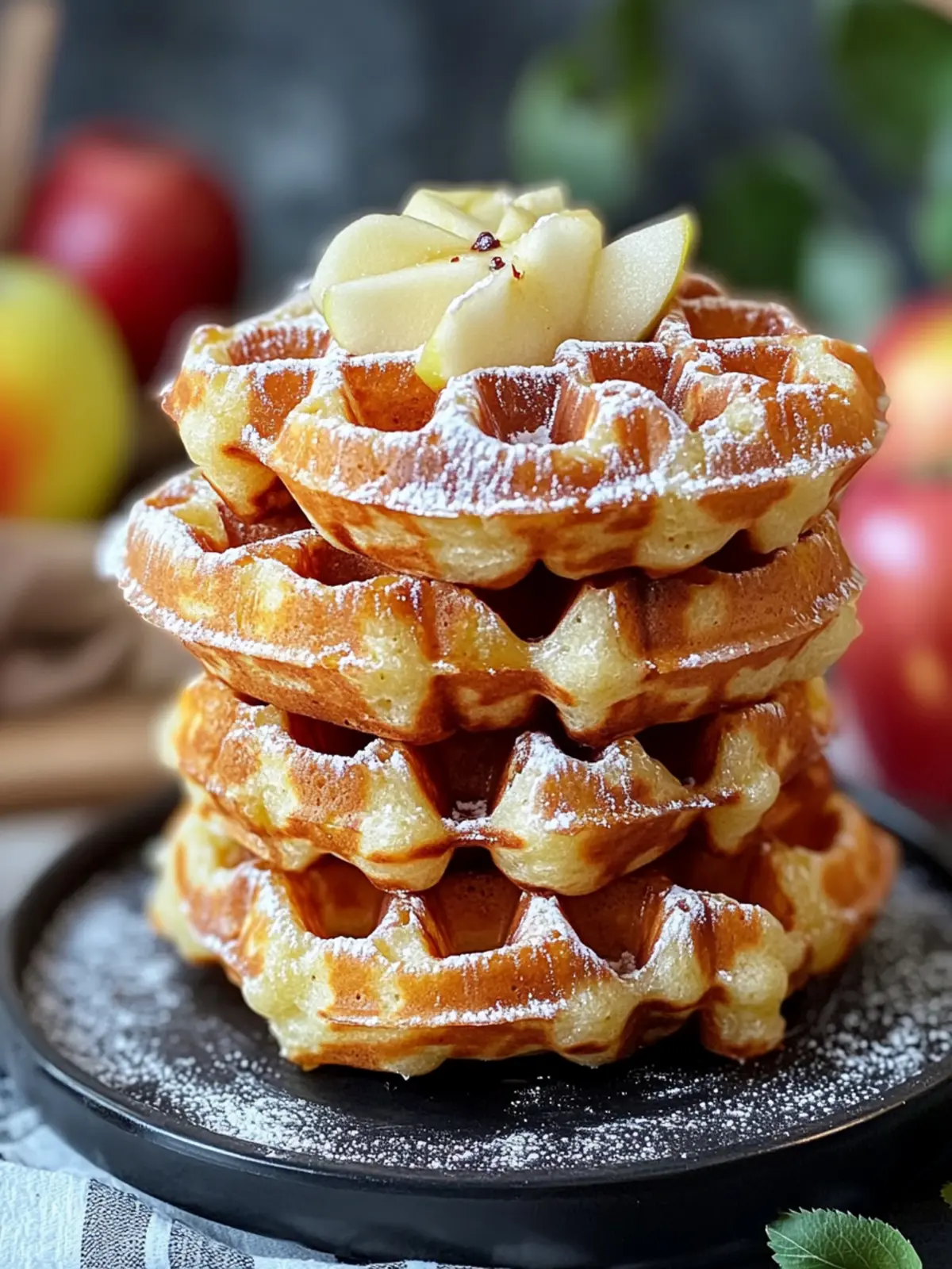 Irresistible Homemade Apple Fritter Waffle Donuts Recipe 3 Homemade Apple Fritter Waffle Donuts Recipe