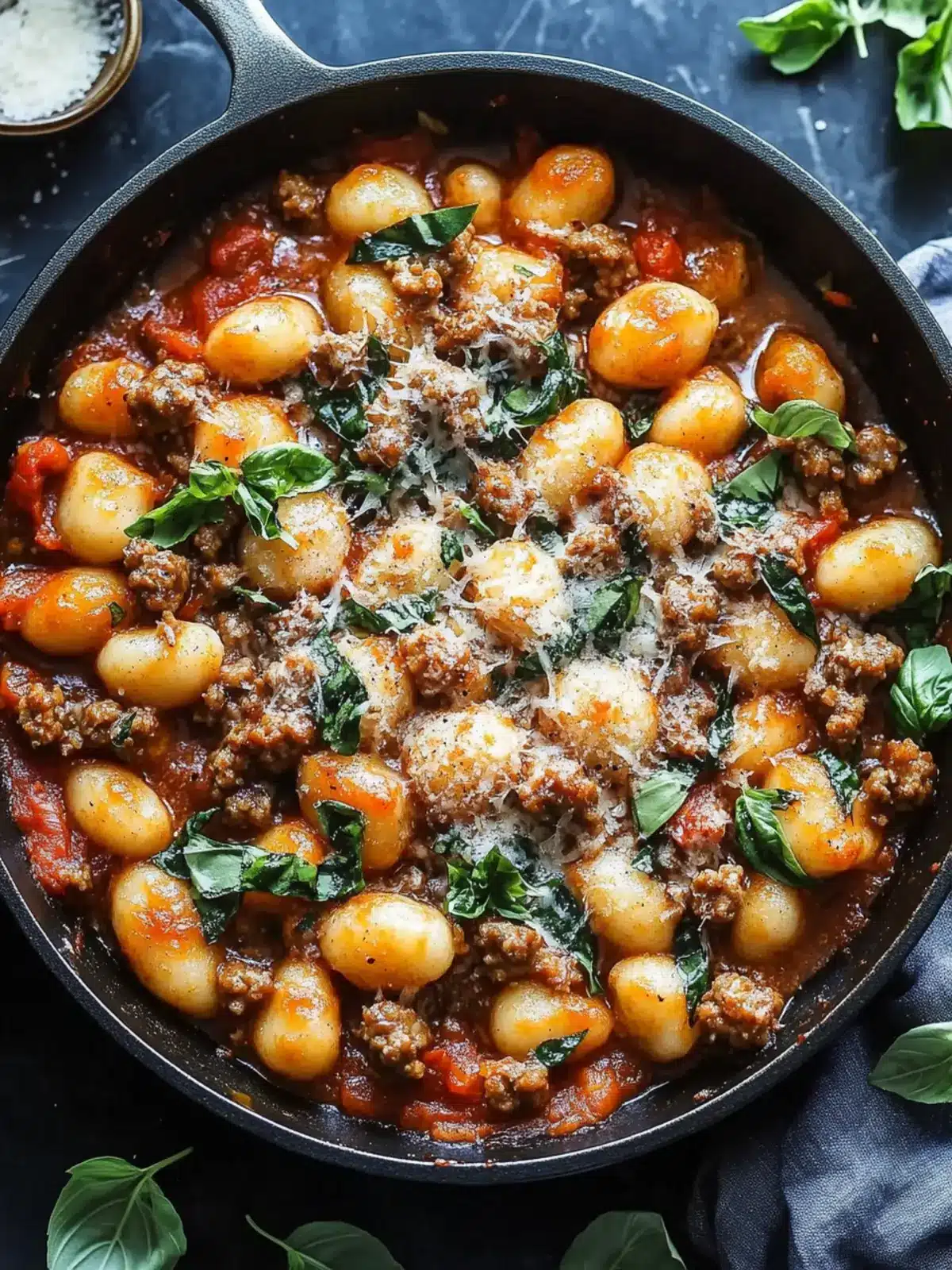 Satisfy Your Cravings with Sausage Gnocchi Skillet Delight 4 Sausage Gnocchi Skillet