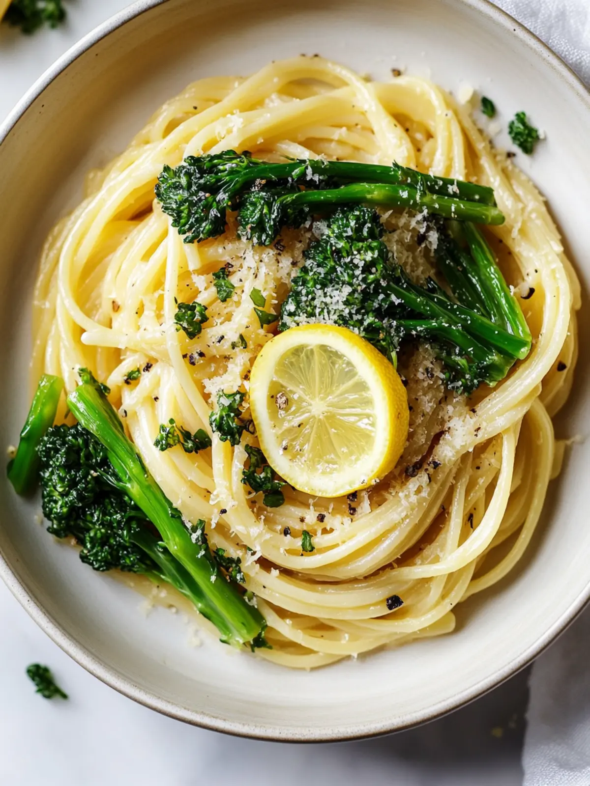 15-Minute Lemony Broccolini Pasta for Quick, Flavor-Packed Nights 2 15-Minute Lemony Broccolini Pasta