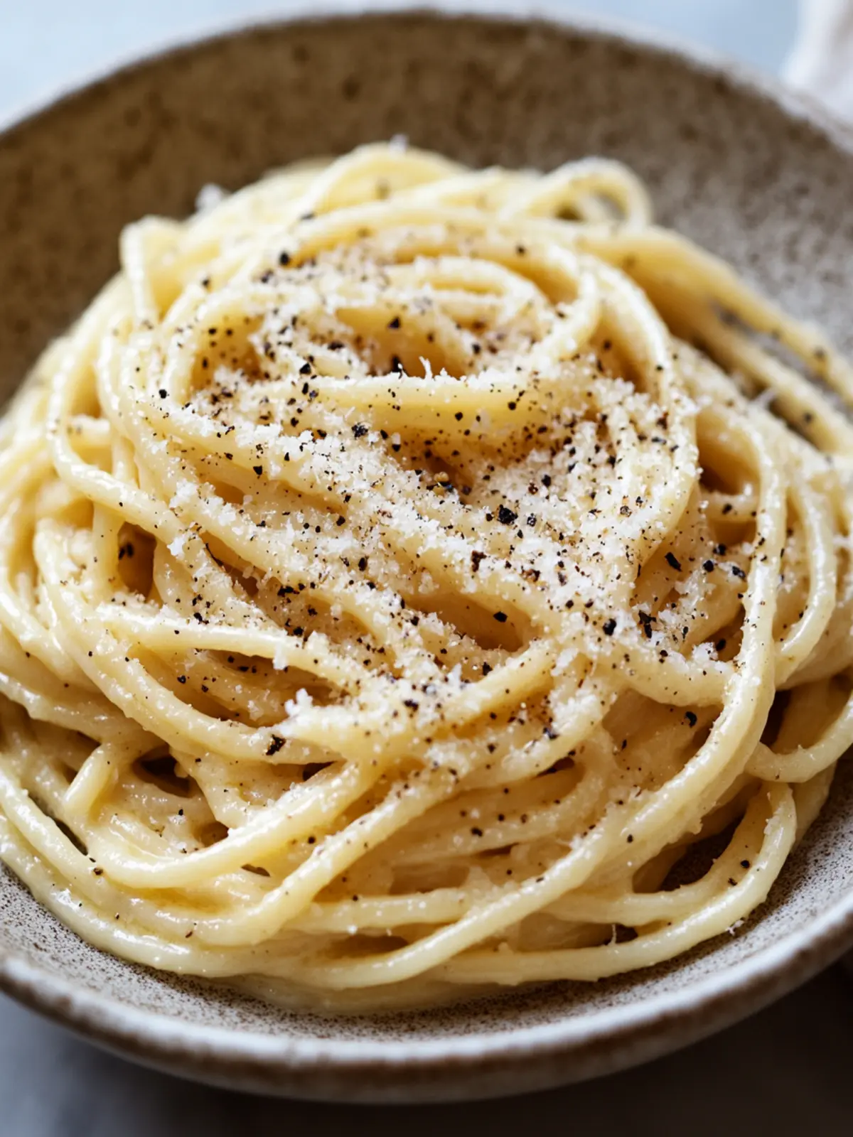 Irresistible Cacio e Pepe Recipe: Quick, Creamy Comfort! 2 Cacio e Pepe Recipe