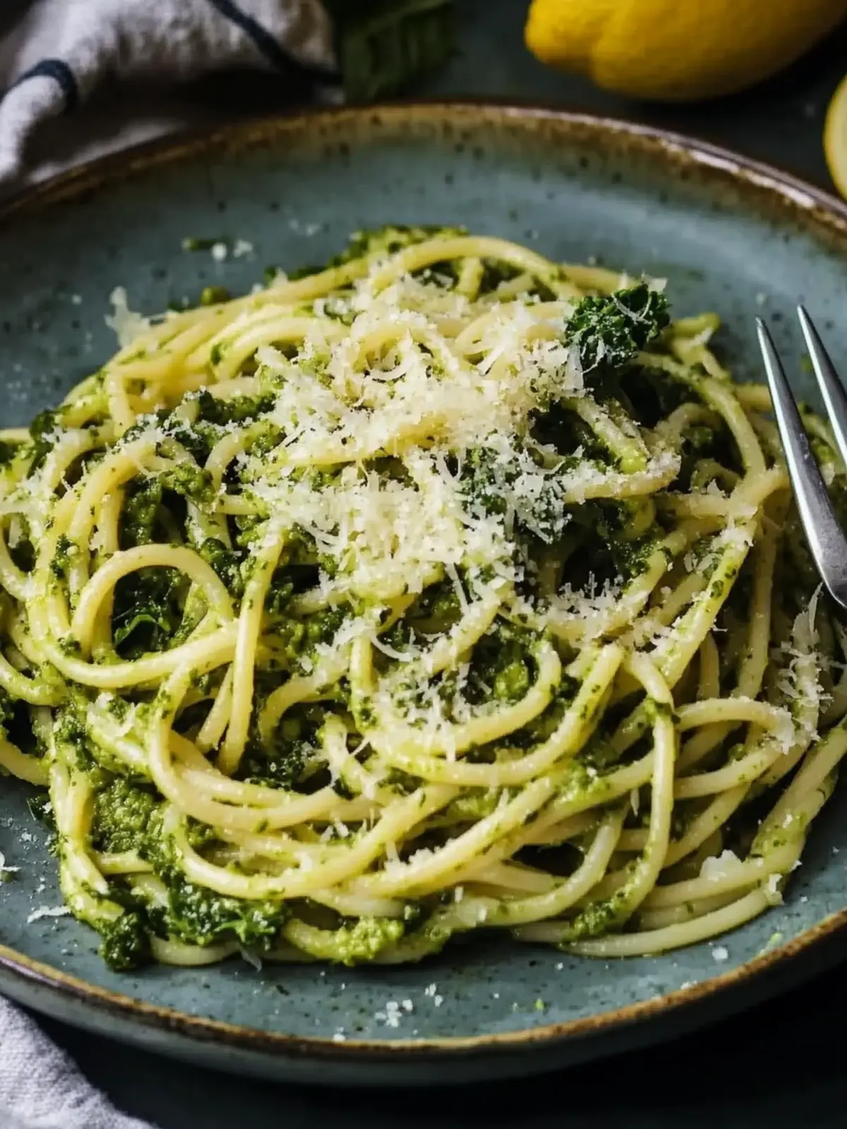 Kale Pesto Pasta: A Wholesome Twist on Dinner Tonight 3 Kale Pesto Pasta