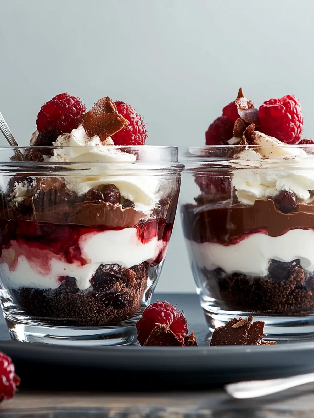 Delicious Mini Black Forest Trifles for Effortless Indulgence 2 Mini Black Forest Trifles