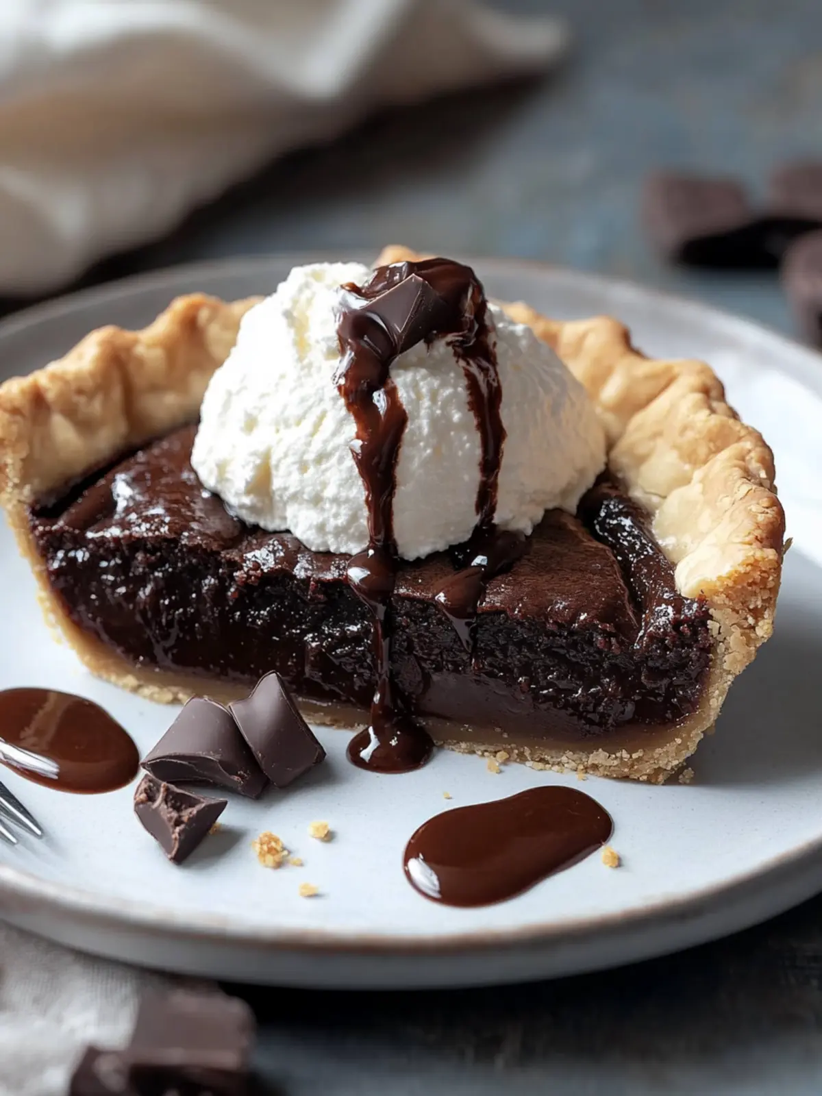 Decadent Hot Fudge Pie: The Ultimate Chocolate Indulgence 3 Hot Fudge Pie