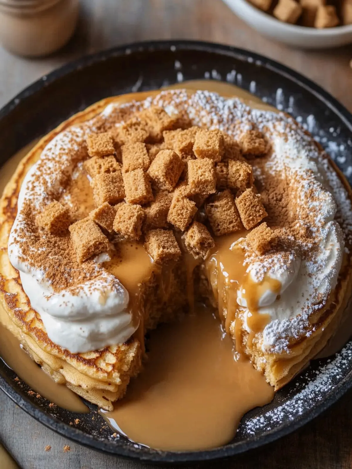 Biscoff Molten Lava Pancake Skillet: Your Decadent Breakfast Treat 4 Biscoff Molten Lava Pancake Skillet