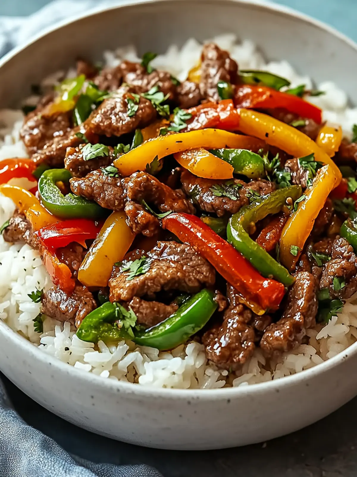 Beef and Pepper Rice Bowl: Quick, Flavor-Packed Delight 4 Beef and Pepper Rice Bowl