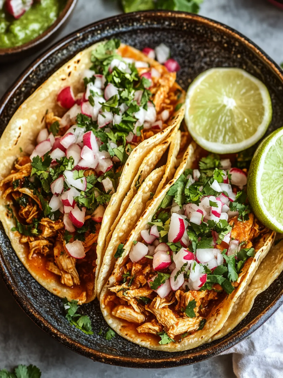 Irresistible Chicken Birria Tacos with Savory Dipping Broth 4 Chicken Birria Tacos