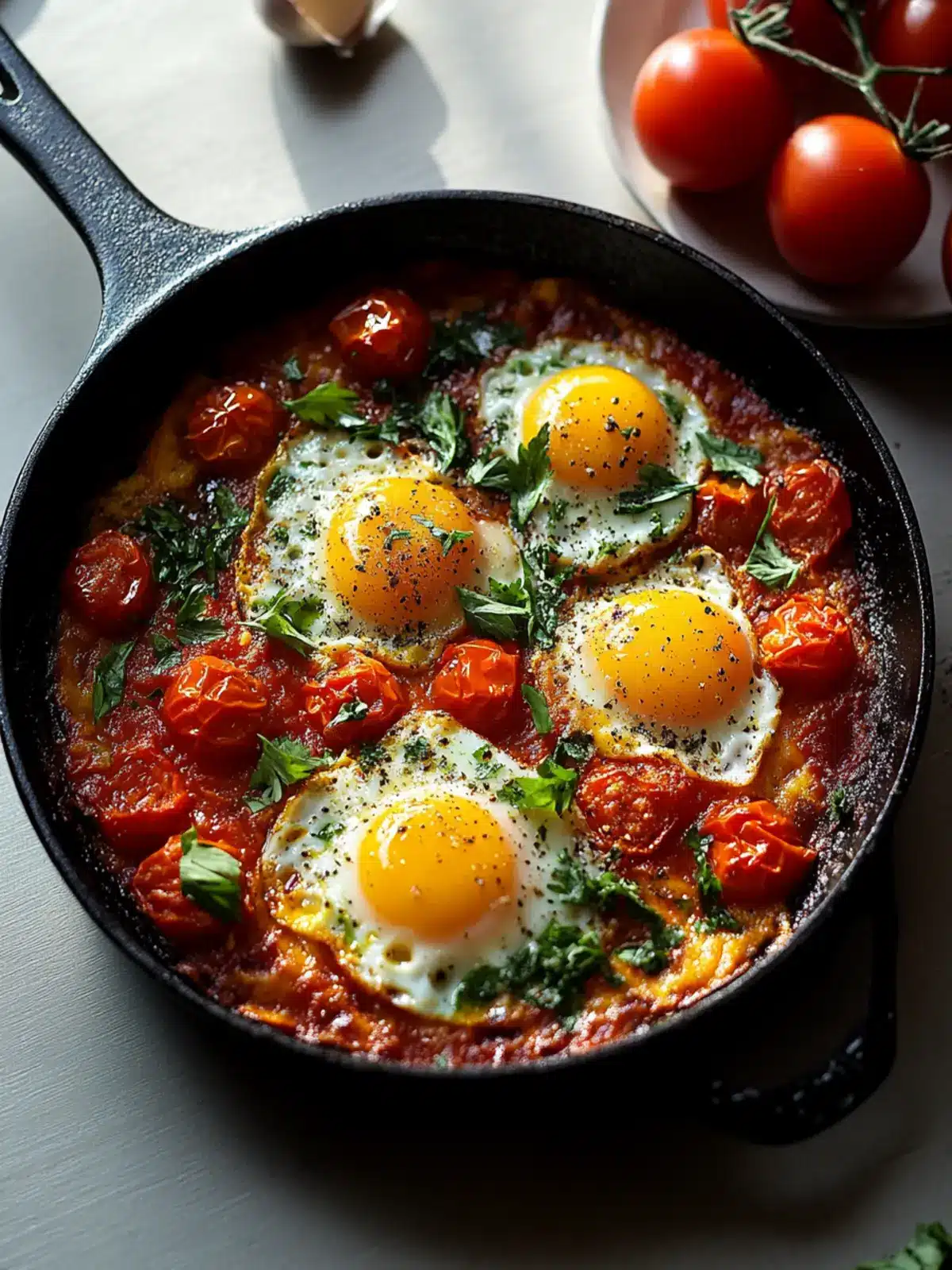 Spicy Tomato & Egg Skillet: A Flavor-Packed Comfort Meal 4 Spicy Tomato & Egg Skillet