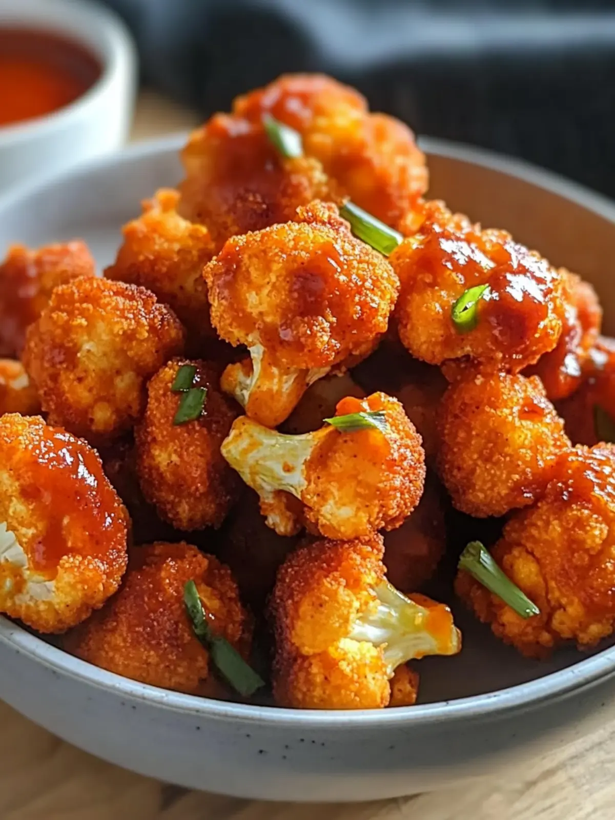Crispy Buffalo Cauliflower Bites for Guilt-Free Snacking 4 Crispy Buffalo Cauliflower Bites