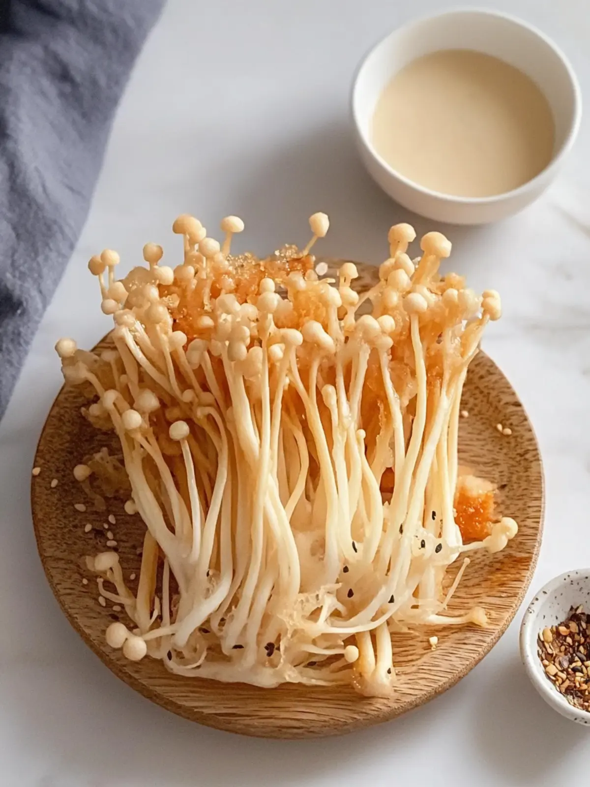 Crispy Fried Enoki Mushrooms: Irresistible 30-Minute Snack 2 Fried Enoki Mushroom