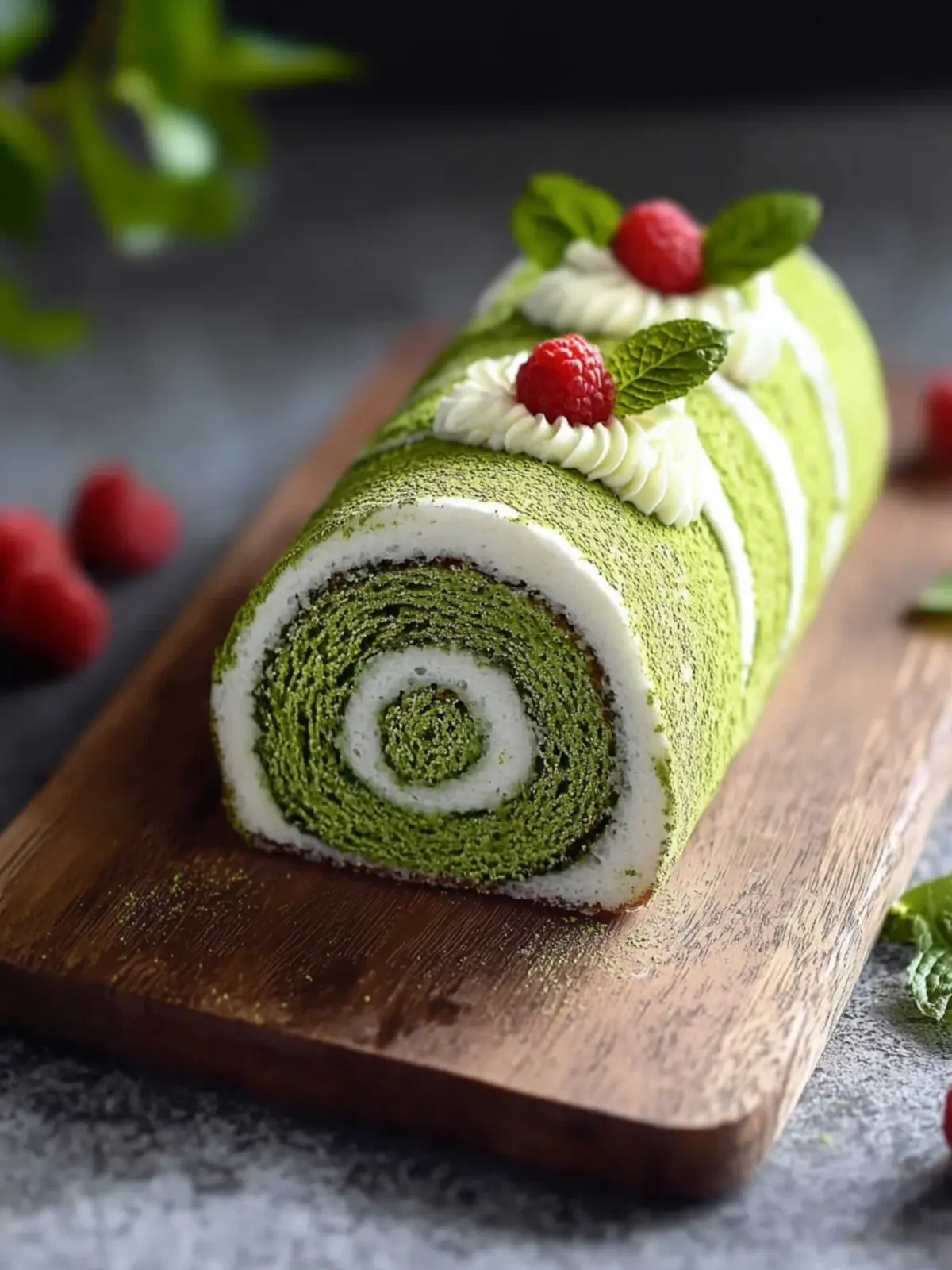 Light and Tempting Matcha Swiss Roll for Your Tea Time Treat 4 Matcha Swiss Roll