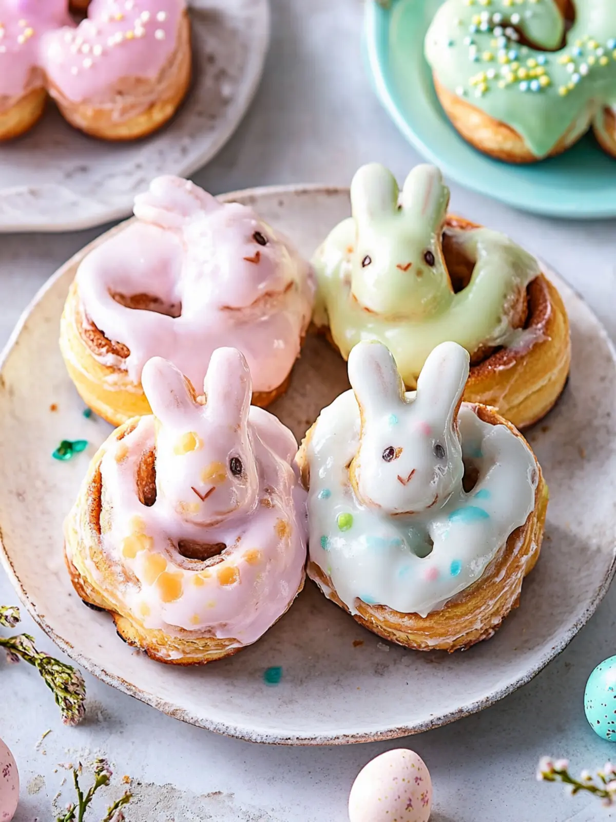 Delicious Easter Bunny Cinnamon Rolls for a Fun Brunch Treat 2 Easter Bunny Cinnamon Rolls