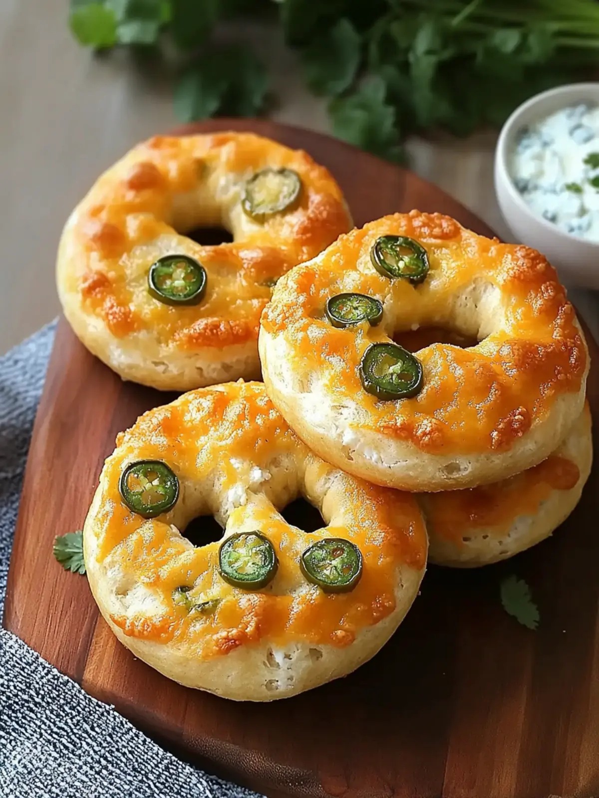 Baked Jalapeno Cheddar Protein Bagels With Cottage Cheese Delight 2 Baked Jalapeno Cheddar Protein Bagels With Cottage Cheese