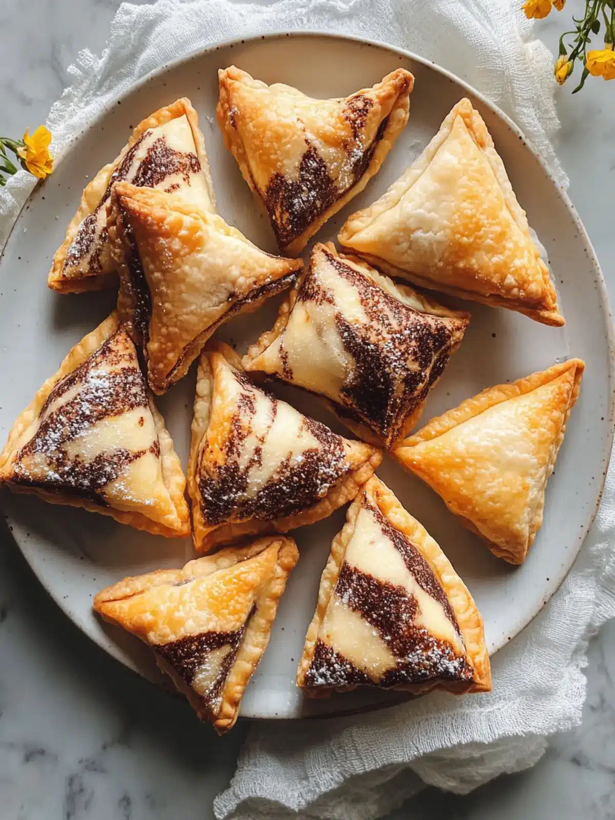 Marbled Cheesecake Hamantaschen for a Sweet Celebration 4 Marbled Cheesecake Hamantaschen