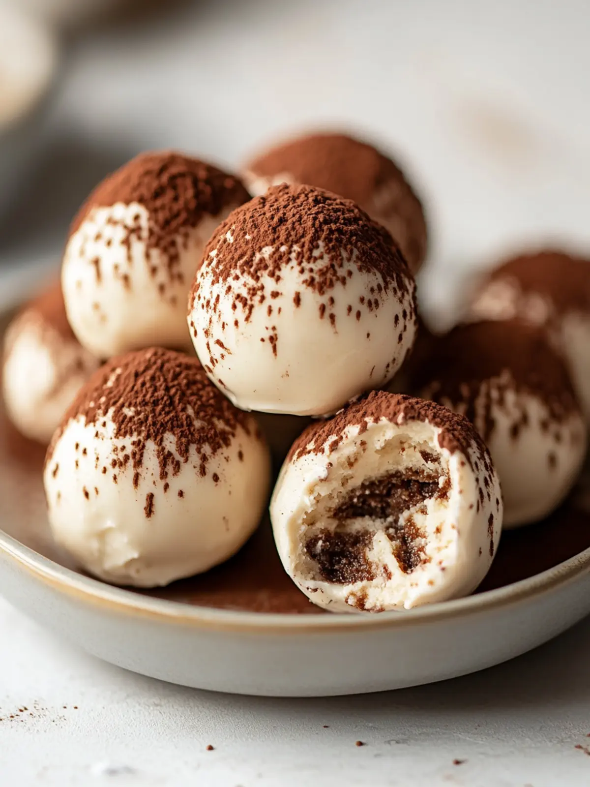 Irresistible Tiramisu Truffles: Your No-Bake Coffee Bliss 3 Tiramisu Truffles