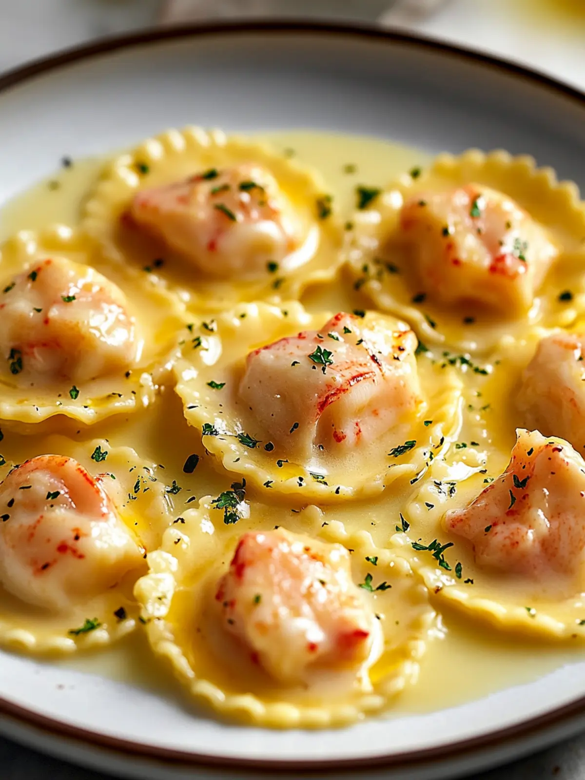 Lobster Ravioli in Lemon Butter Sauce: A 30-Minute Treat 4 Lobster Ravioli in Lemon Butter Sauce