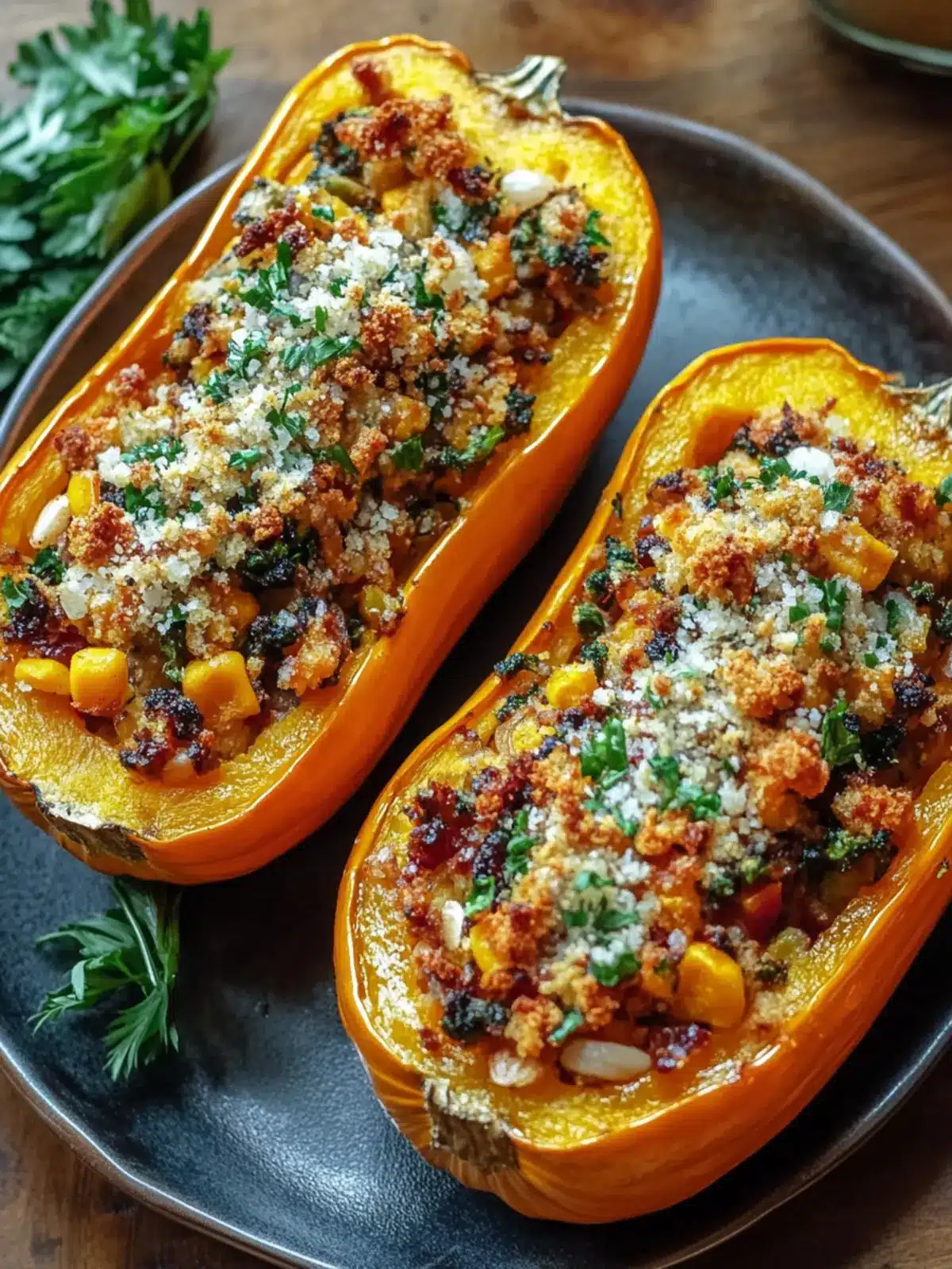 Nutritious Stuffed Butternut Squash for Cozy Nights 3 Stuffed Butternut Squash