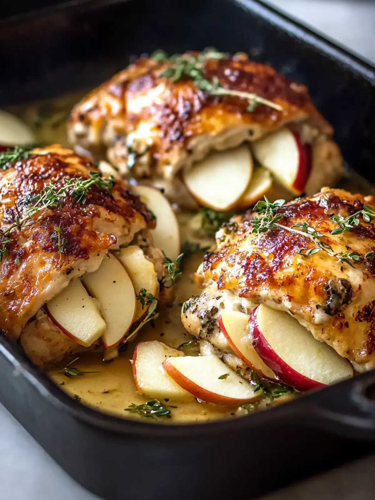 Savory Apple and Brie Stuffed Chicken in Under an Hour 4 Apple and Brie Stuffed Chicken