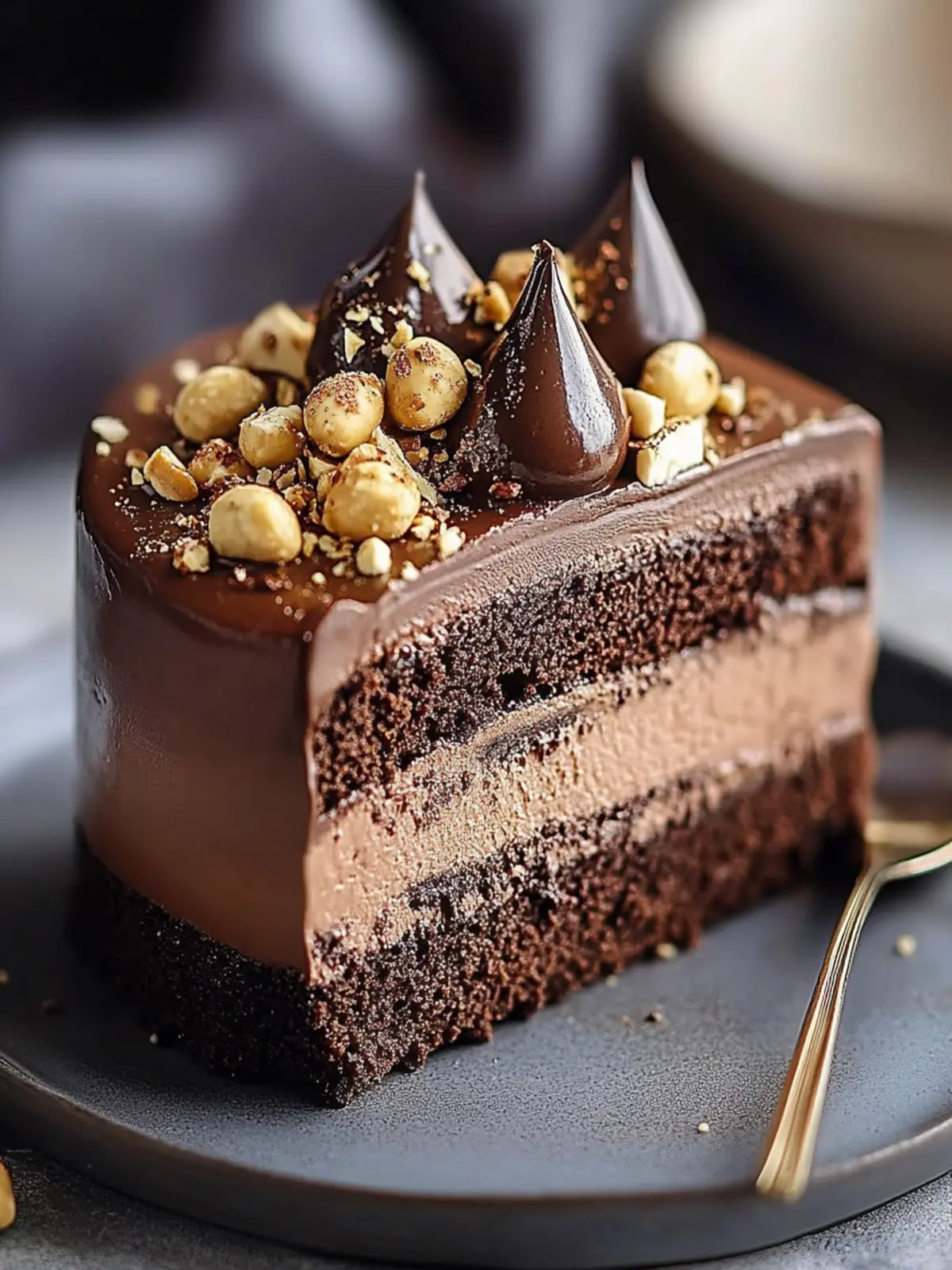 Irresistible Chocolate Hazelnut Mousse Cake for Any Celebration 3 Chocolate Hazelnut Mousse Cake