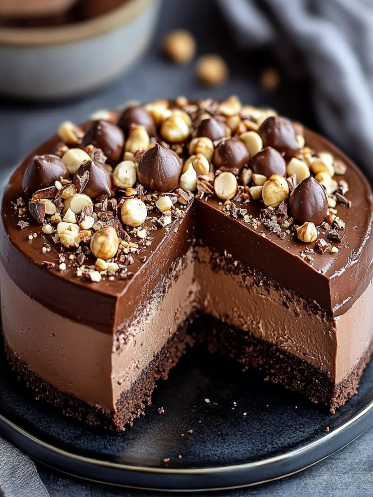 Irresistible Chocolate Hazelnut Mousse Cake for Any Celebration 2 Chocolate Hazelnut Mousse Cake